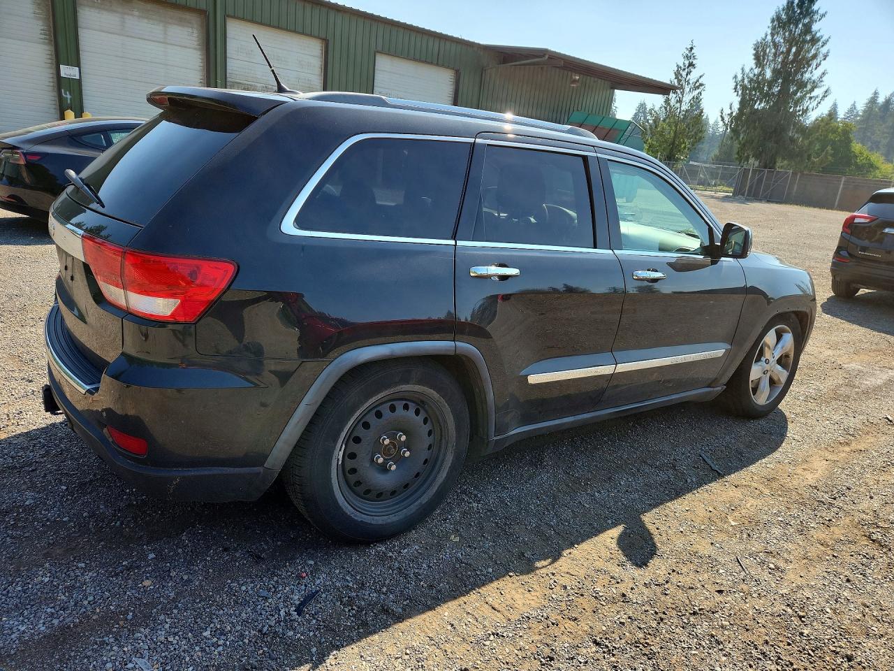 2012 Jeep Grand Cherokee Overland Black vin: 1C4RJFCT1CC148612