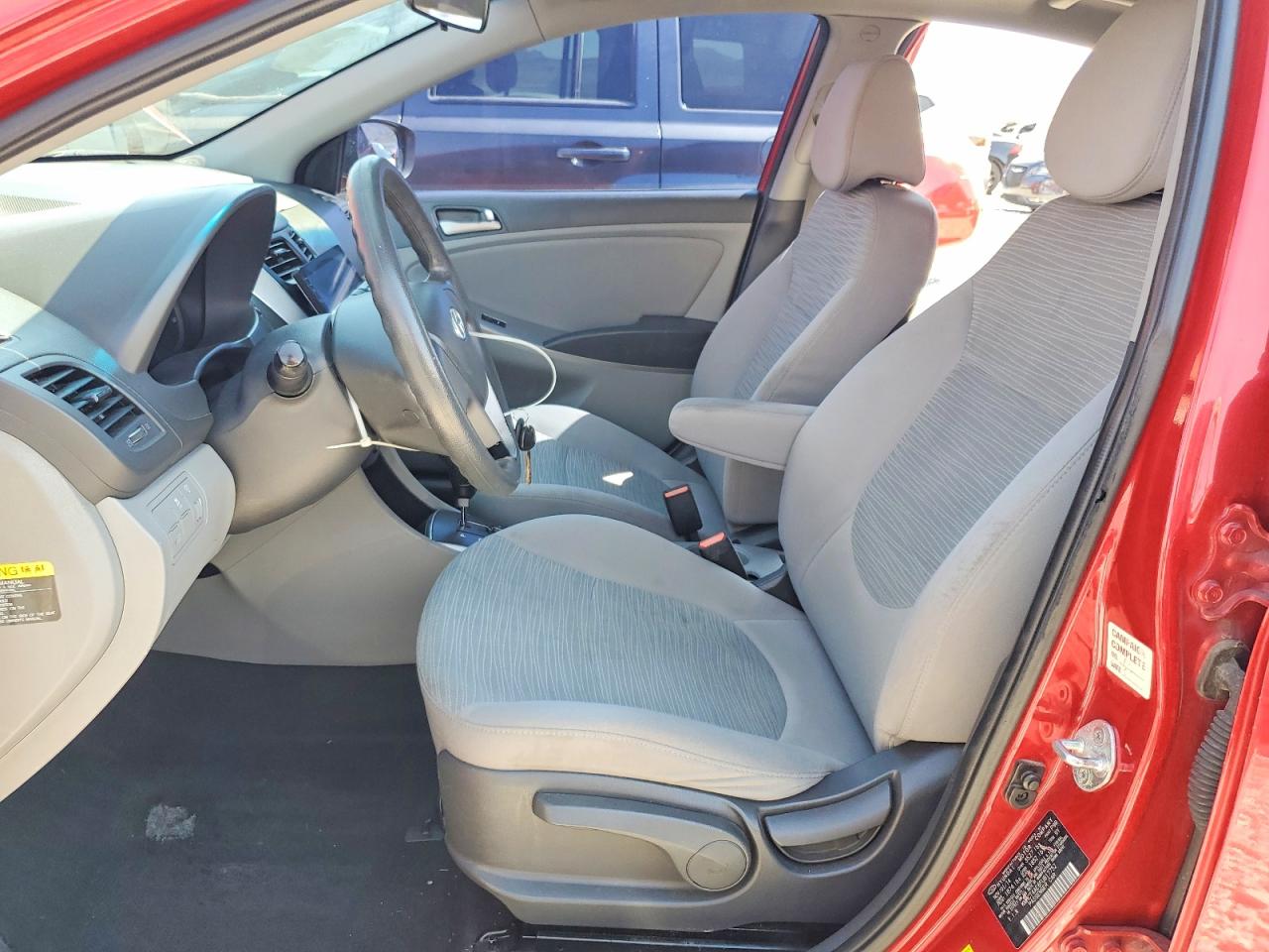 2015 Hyundai Accent Gls Red vin: KMHCT4AE6FU817752