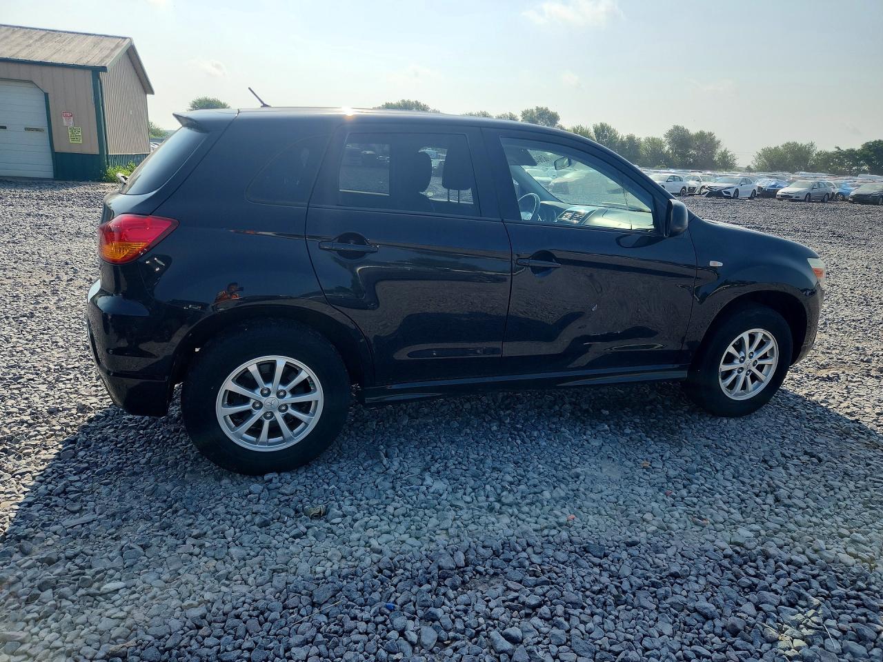 2011 Mitsubishi Outlander Sport Es Черный vin: JA4AP3AU9BZ016676