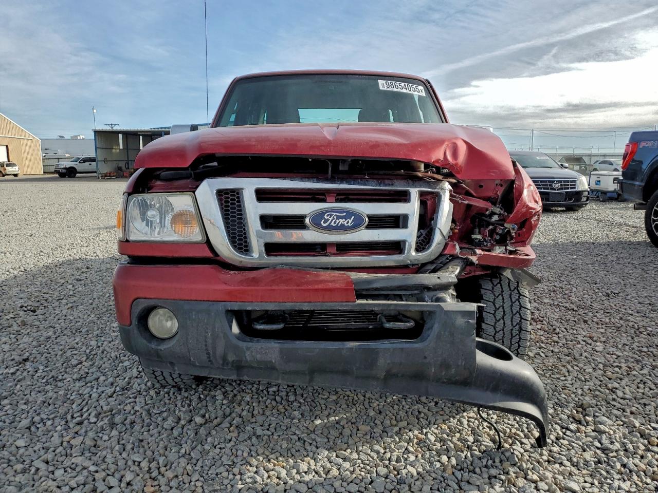 2010 Ford Ranger Super Cab Красный vin: 1FTLR4FE4APA73880