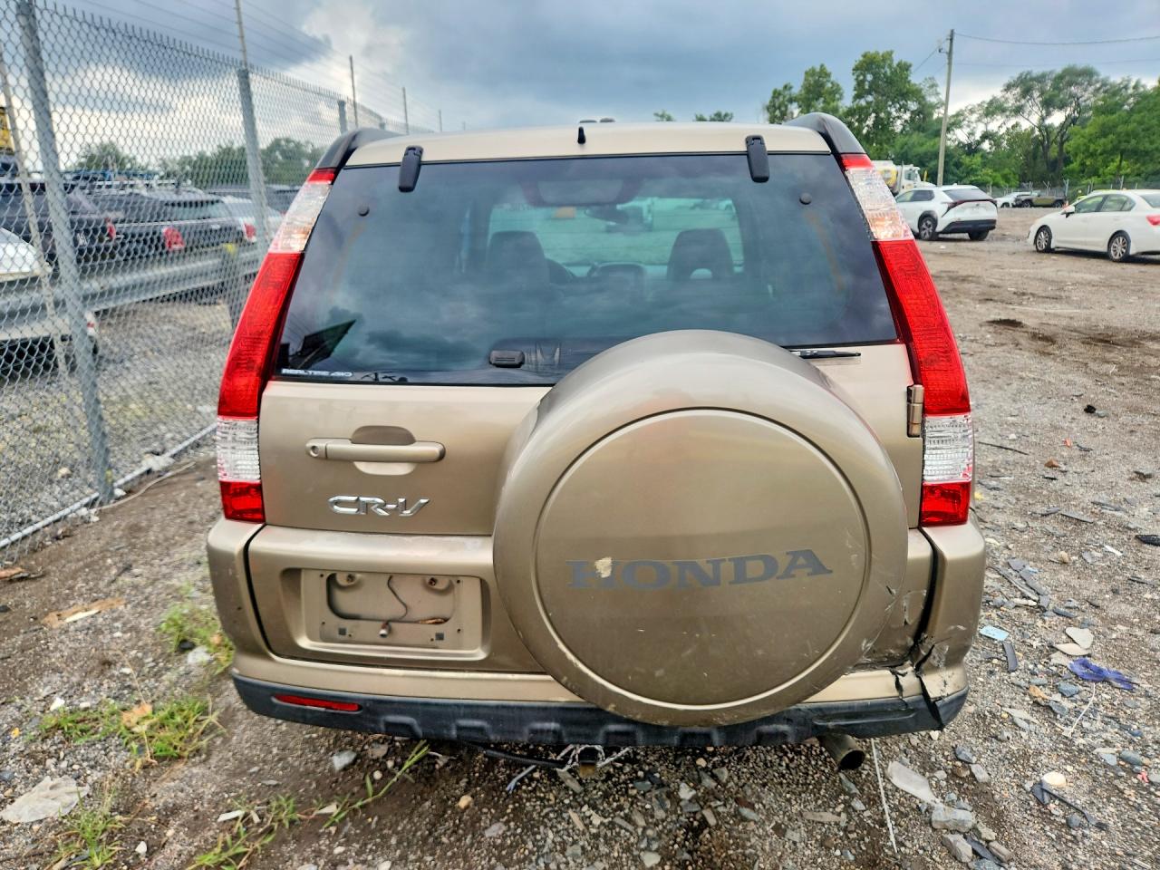 2006 Honda Cr-v Se Gold vin: SHSRD78976U422258