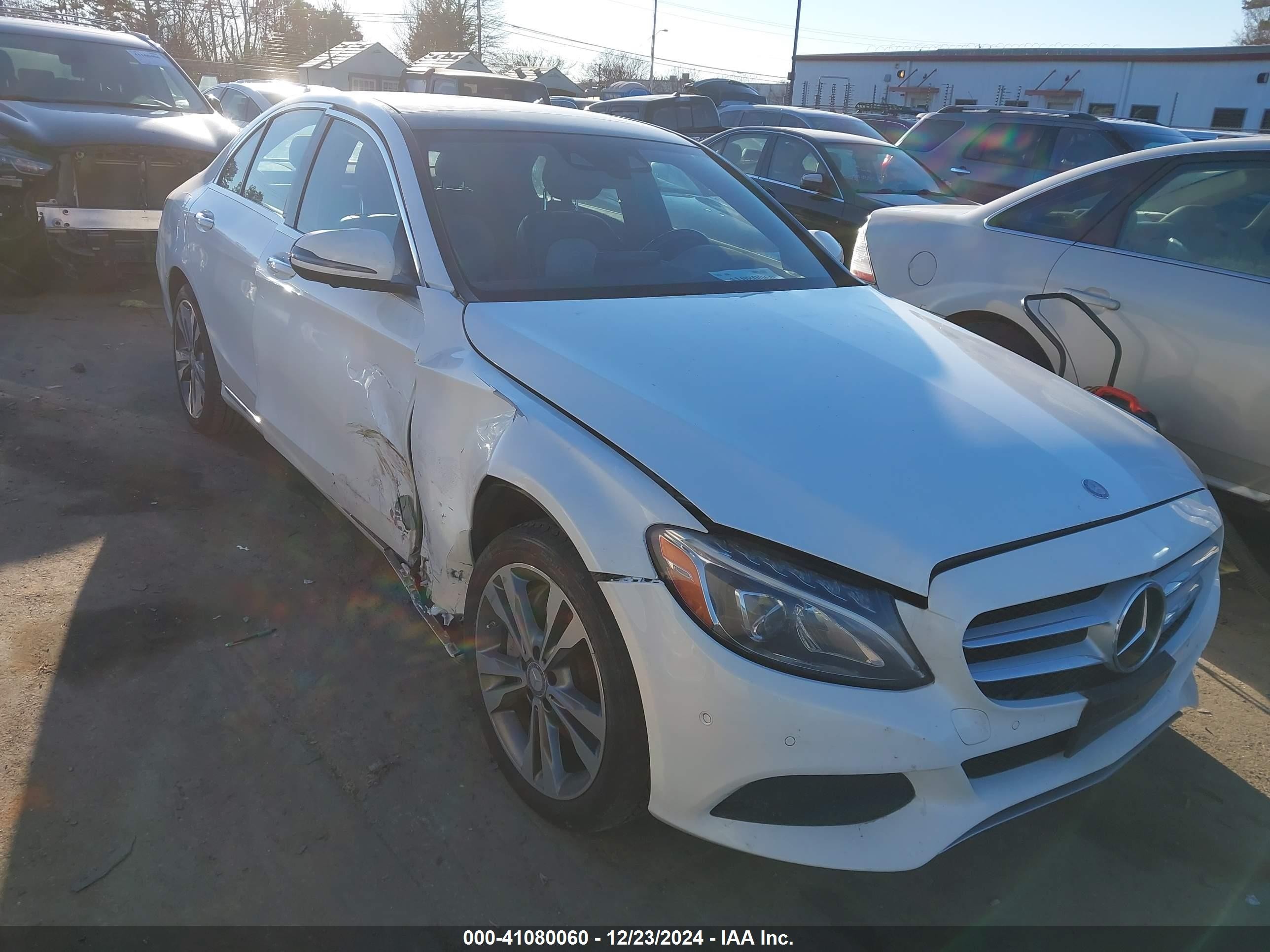 2016 Mercedes-benz C 350e Luxury White vin: 55SWF4HB0GU160752
