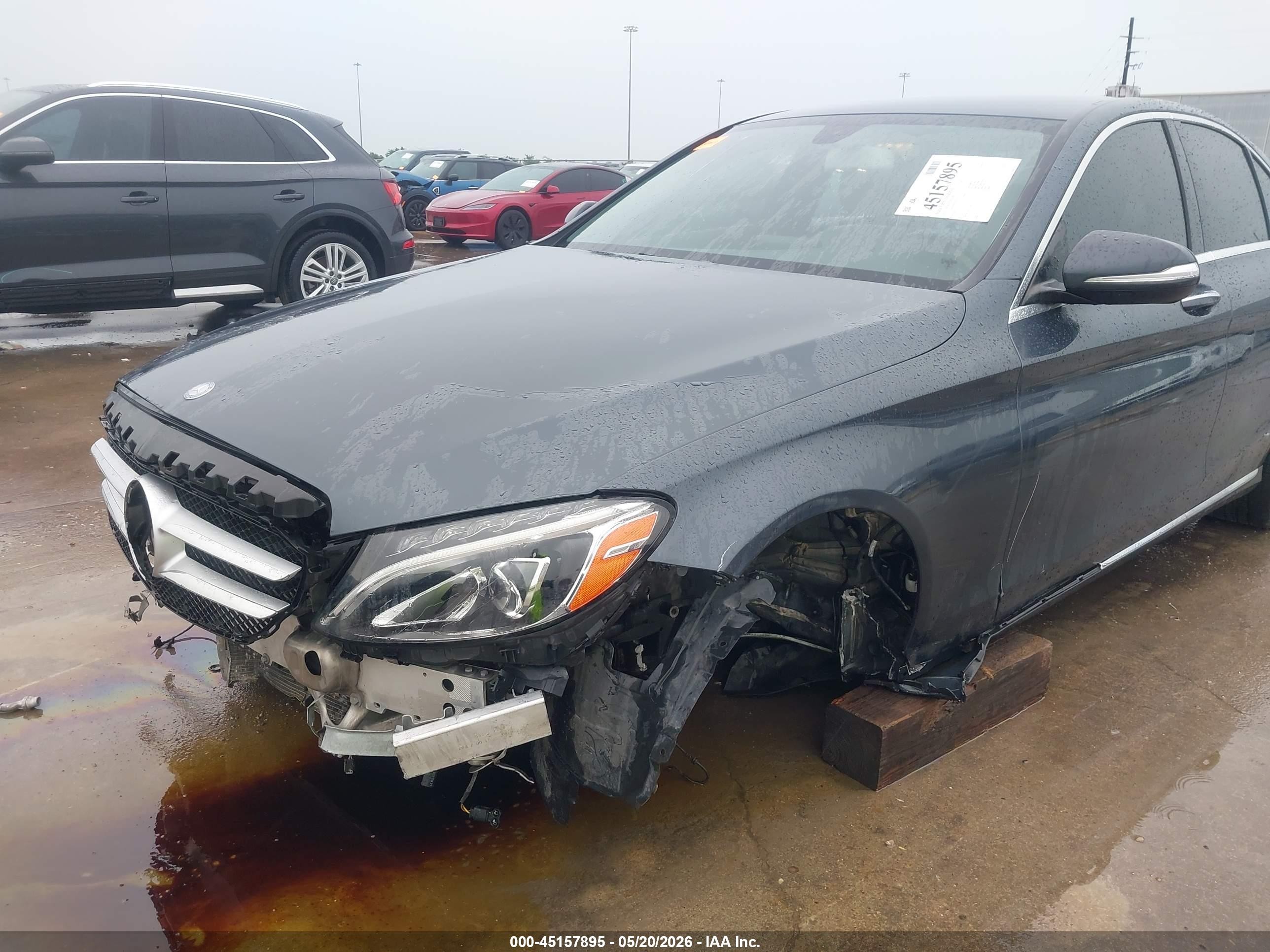 2015 Mercedes-benz C 300   Gray vin: 55SWF4JB0FU045139