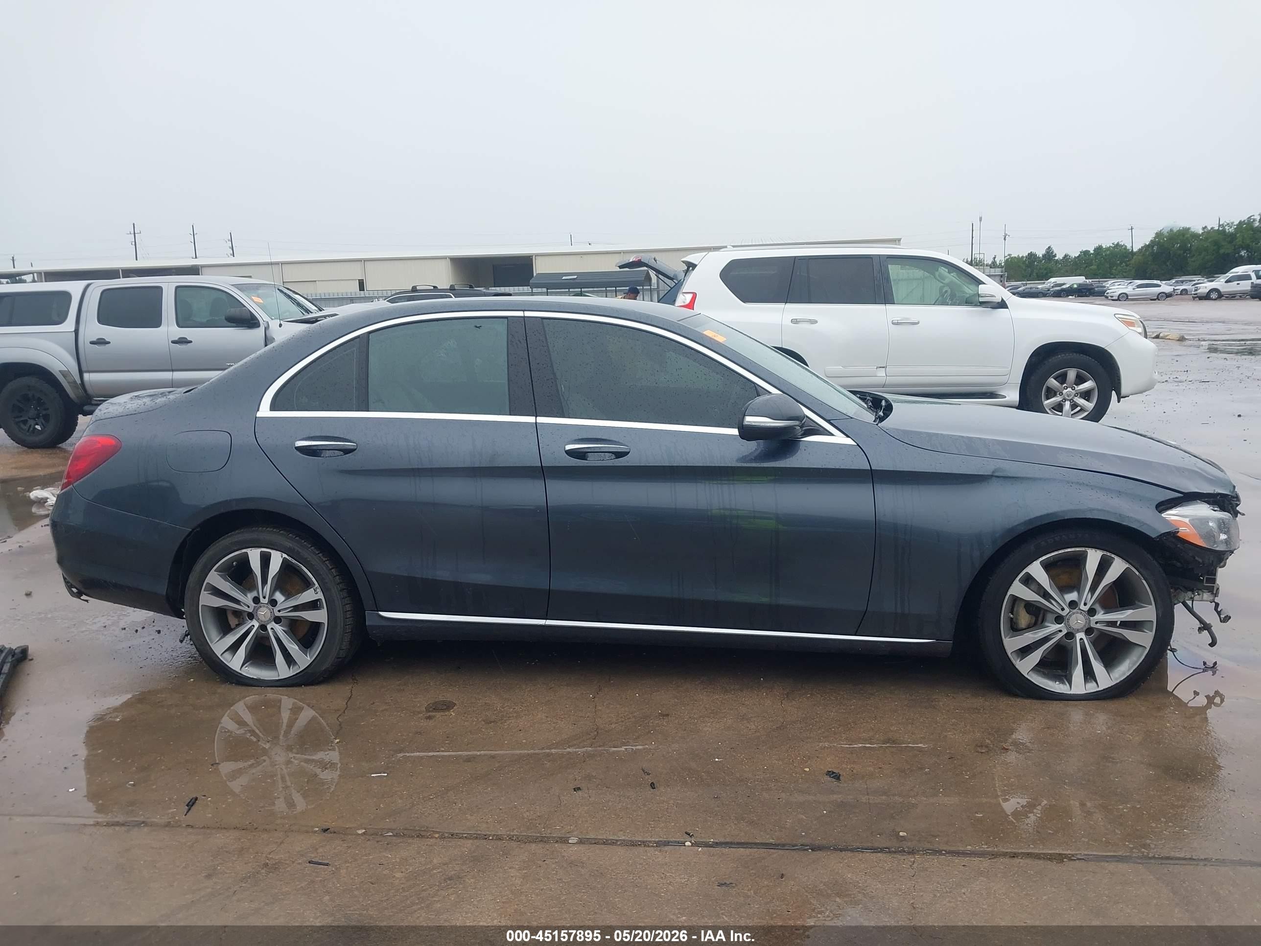 2015 Mercedes-benz C 300   Gray vin: 55SWF4JB0FU045139