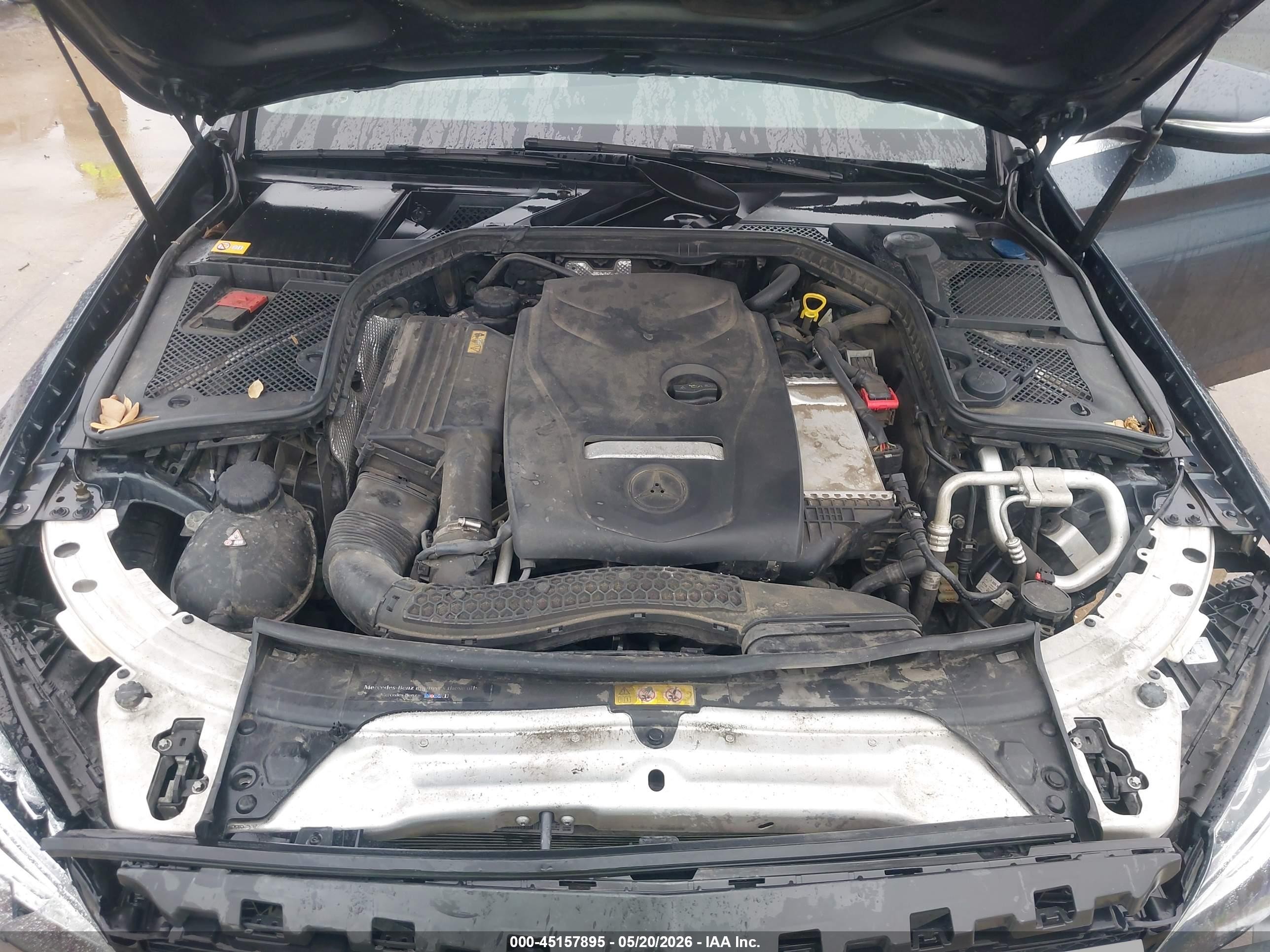2015 Mercedes-benz C 300   Gray vin: 55SWF4JB0FU045139