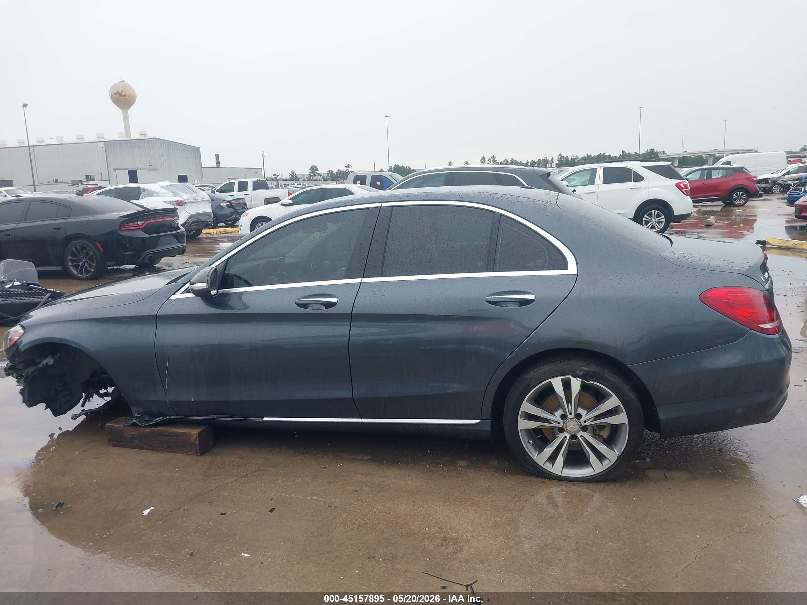 2015 Mercedes-benz C 300   Gray vin: 55SWF4JB0FU045139