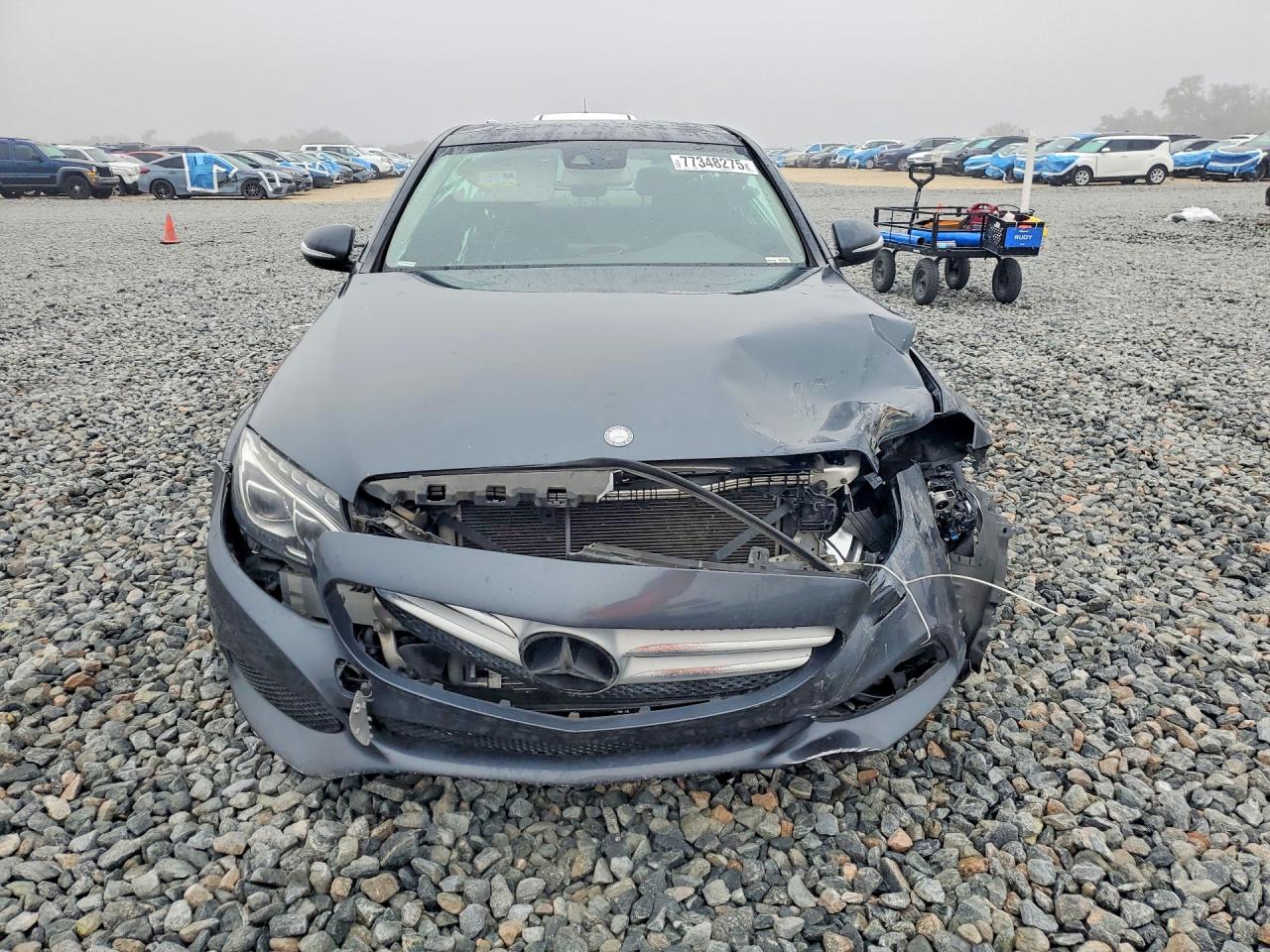 2015 Mercedes-benz C 300 Gray vin: 55SWF4JB0FU058876