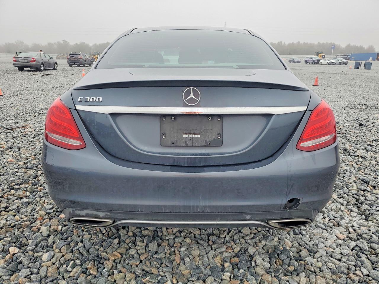 2015 Mercedes-benz C 300 Gray vin: 55SWF4JB0FU058876