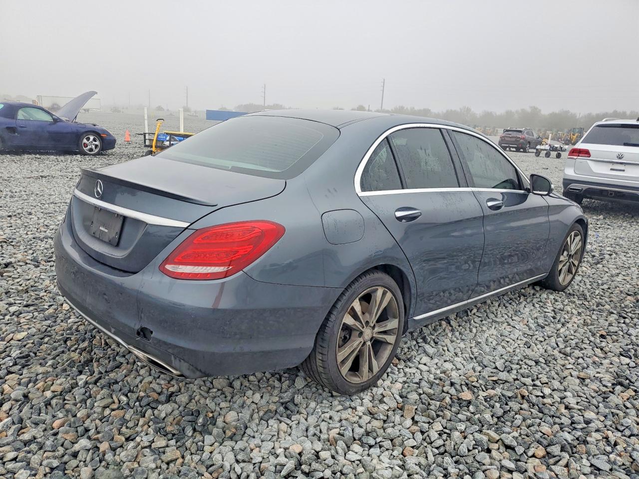 2015 Mercedes-benz C 300 Gray vin: 55SWF4JB0FU058876