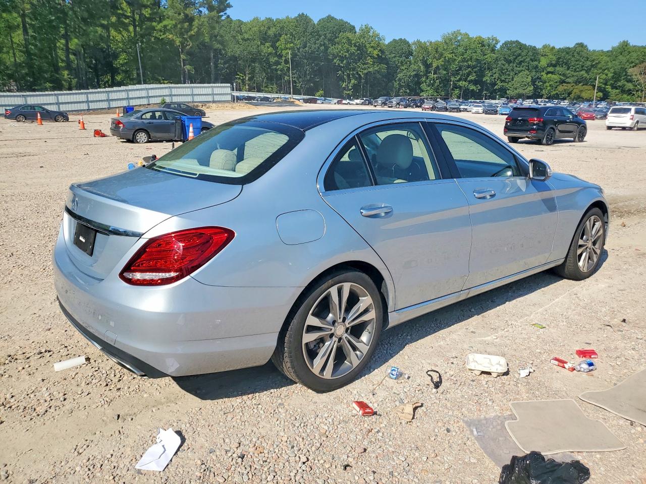 2015 Mercedes-benz C 300 Silver vin: 55SWF4JB0FU076522