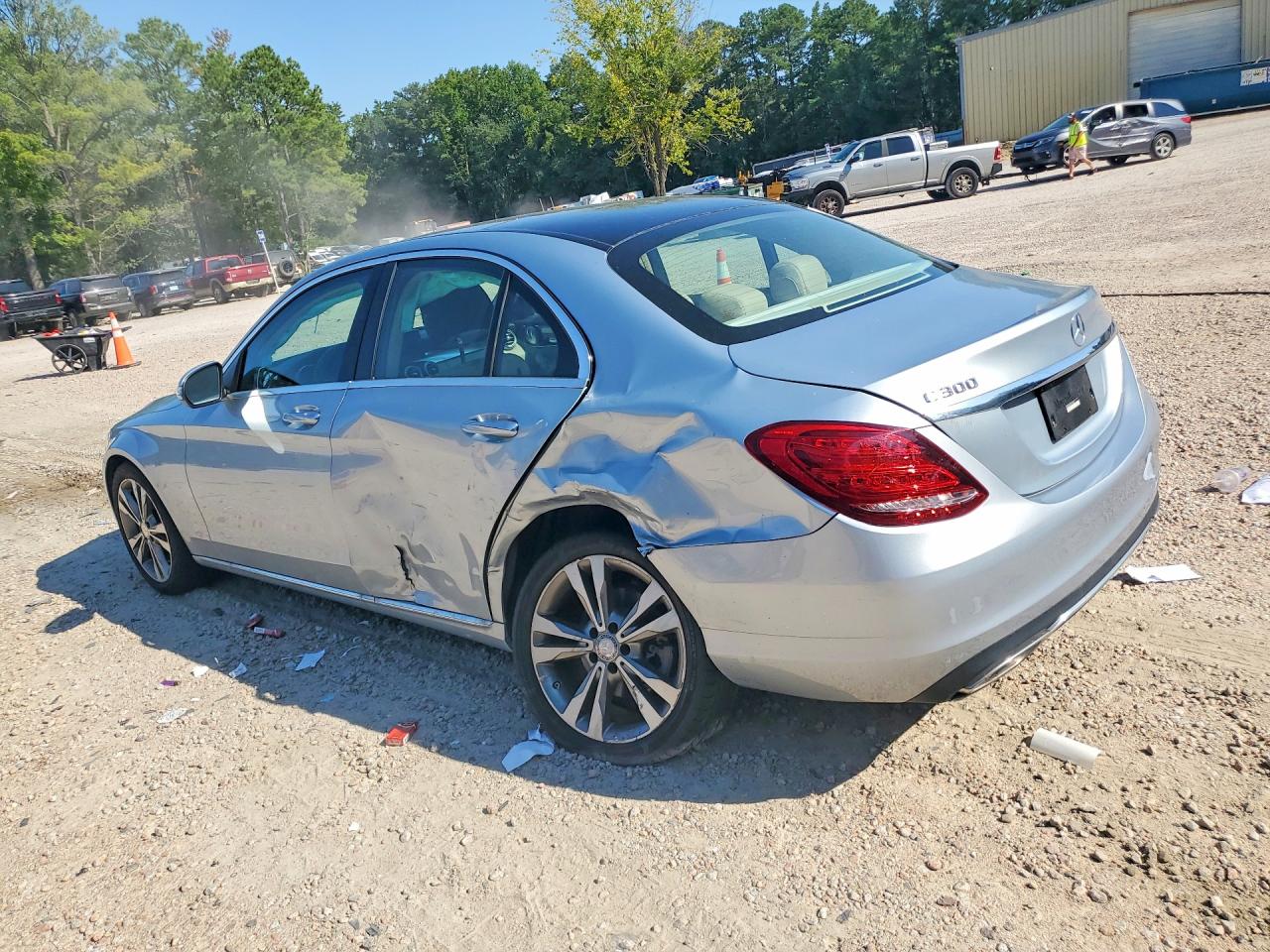 2015 Mercedes-benz C 300 Silver vin: 55SWF4JB0FU076522