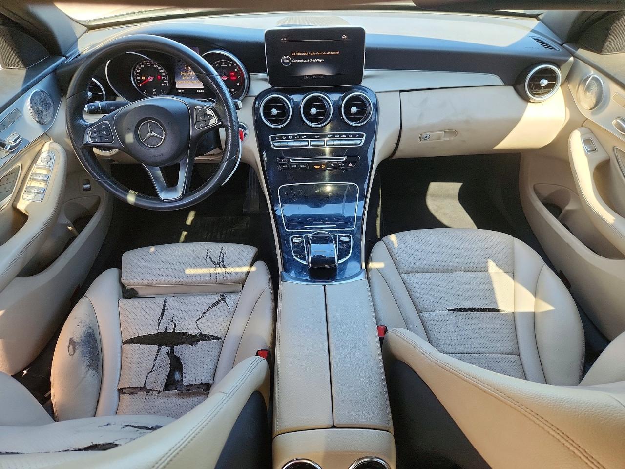 2015 Mercedes-benz C 300 Коричневый vin: 55SWF4JB0FU091263