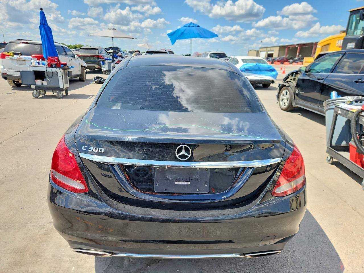 2017 Mercedes-benz C 300 Black vin: 55SWF4JB0HU232464