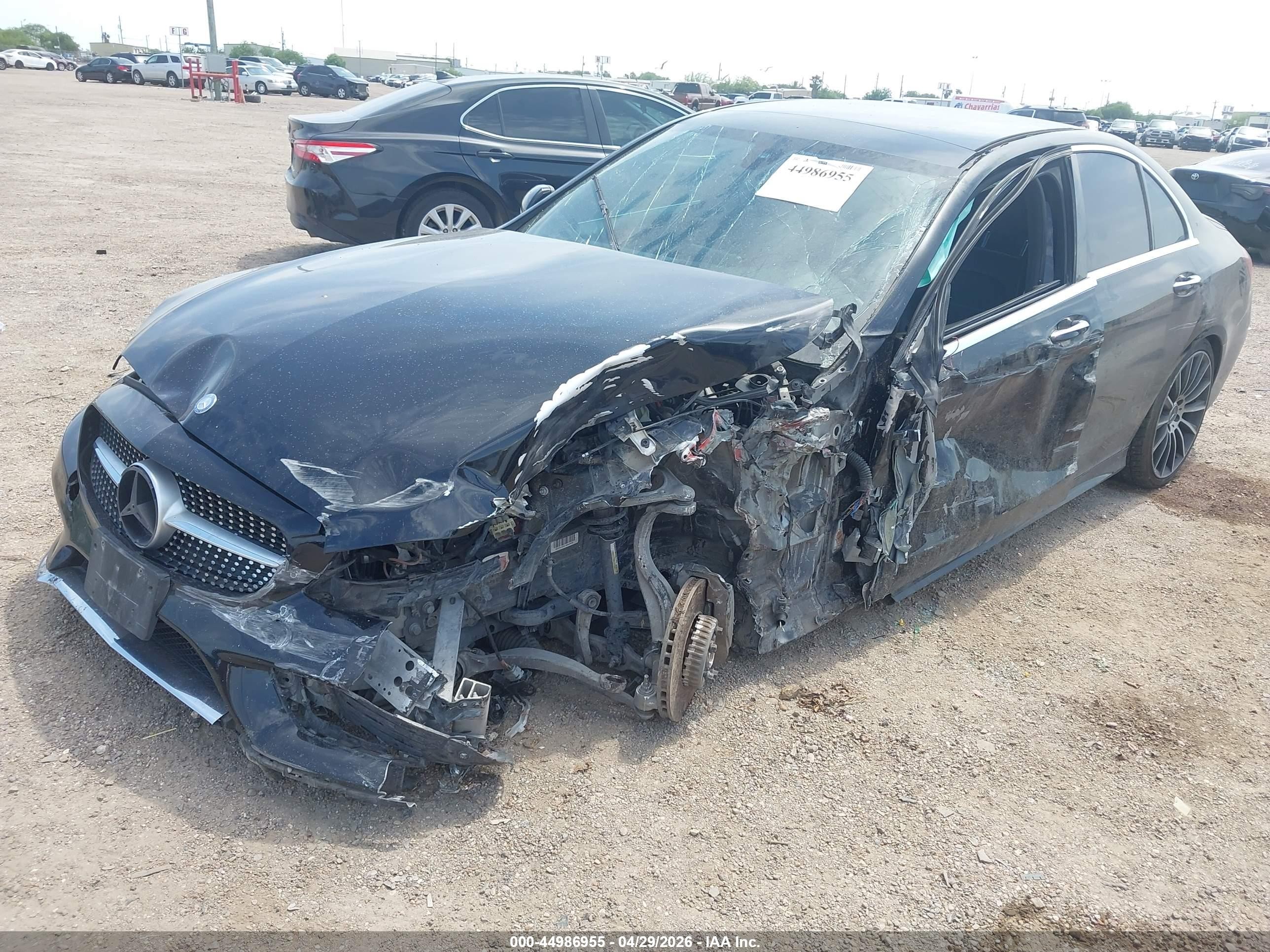 2015 Mercedes-benz C 300 Sport Черный vin: 55SWF4JB1FU053234