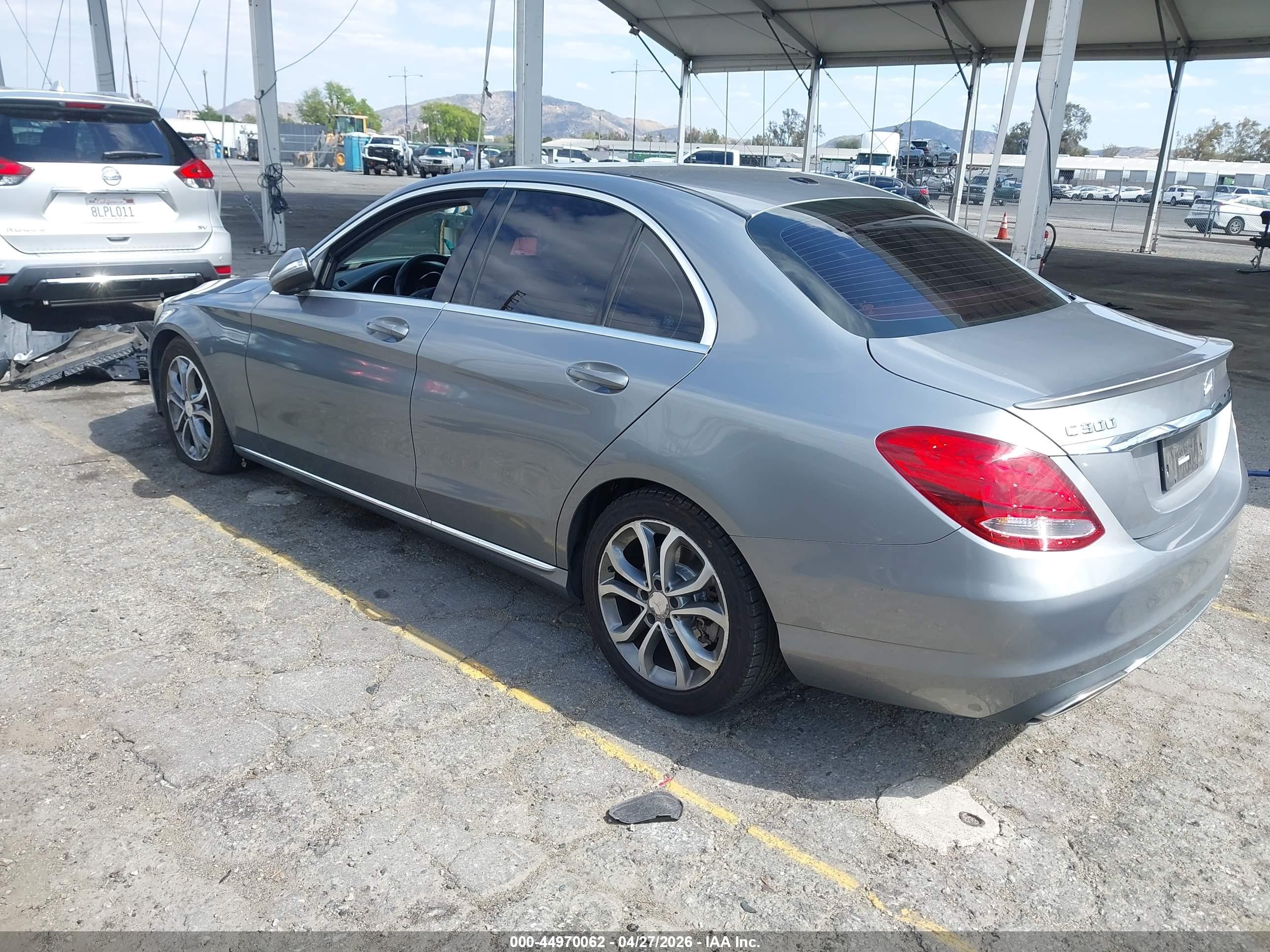 2015 Mercedes-benz C 300   Gray vin: 55SWF4JB1FU068235