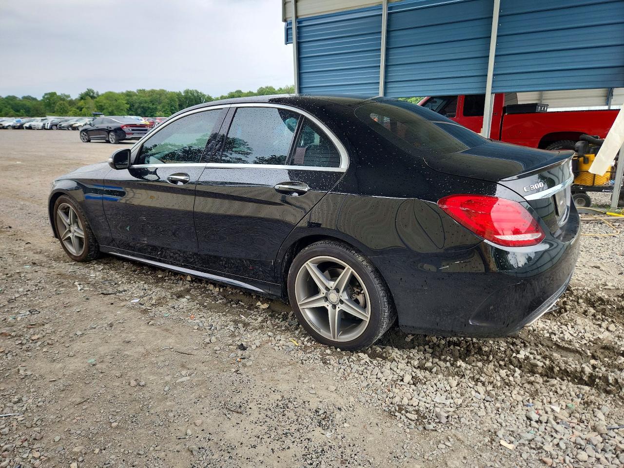 2015 Mercedes-benz C 300 Черный vin: 55SWF4JB1FU071684