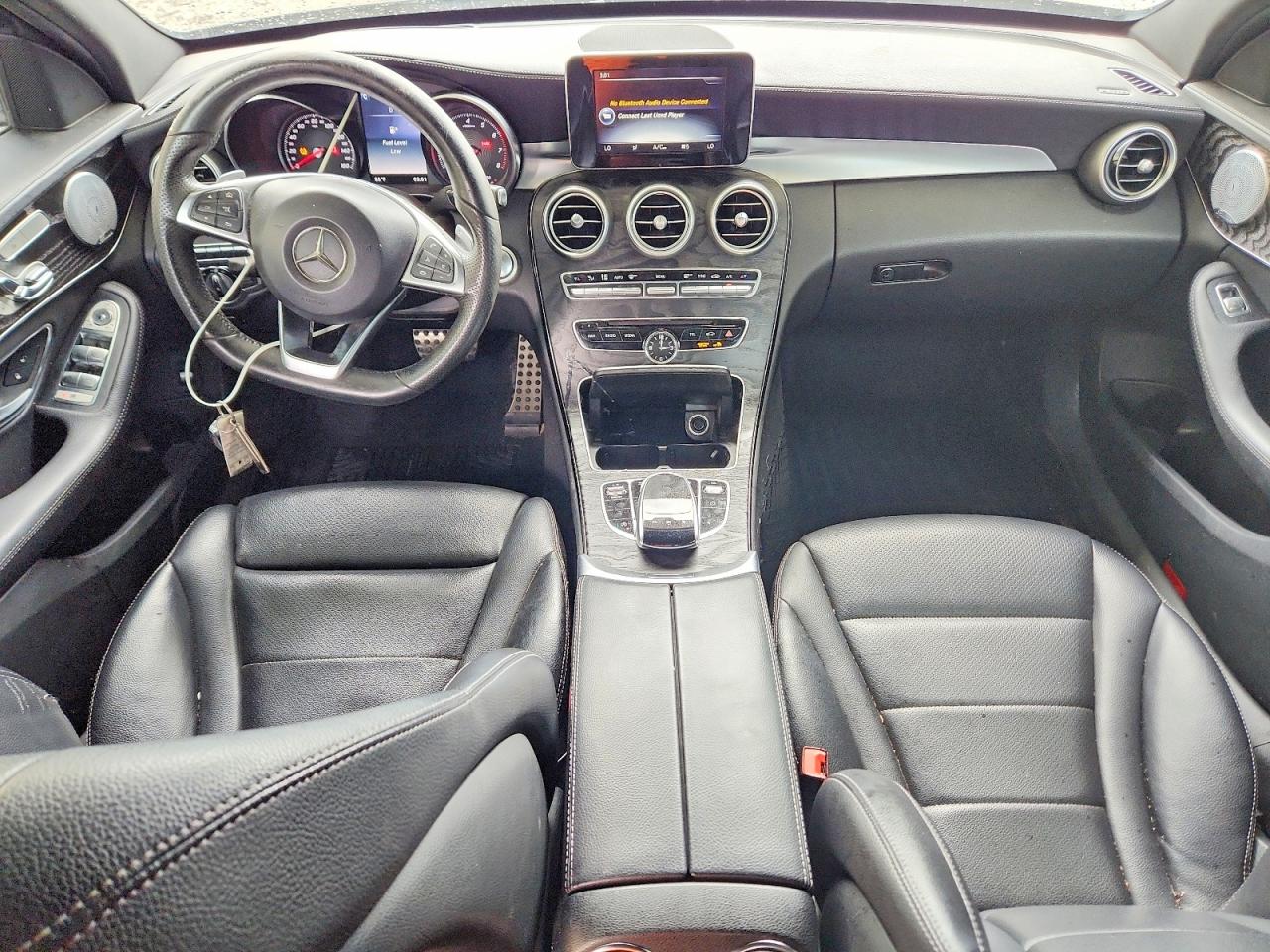 2015 Mercedes-benz C 300 Черный vin: 55SWF4JB1FU071684