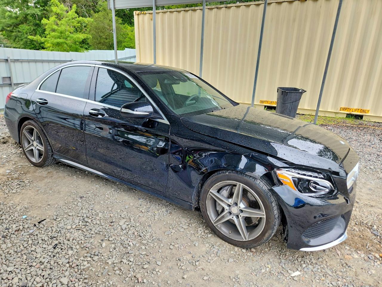 2015 Mercedes-benz C 300 Черный vin: 55SWF4JB1FU071684