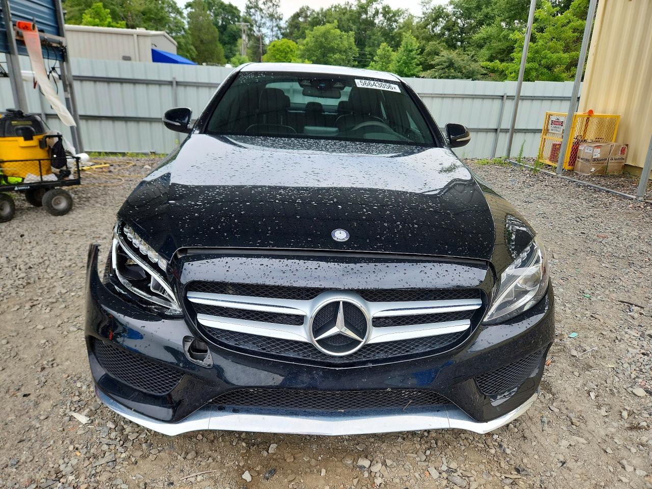 2015 Mercedes-benz C 300 Черный vin: 55SWF4JB1FU071684