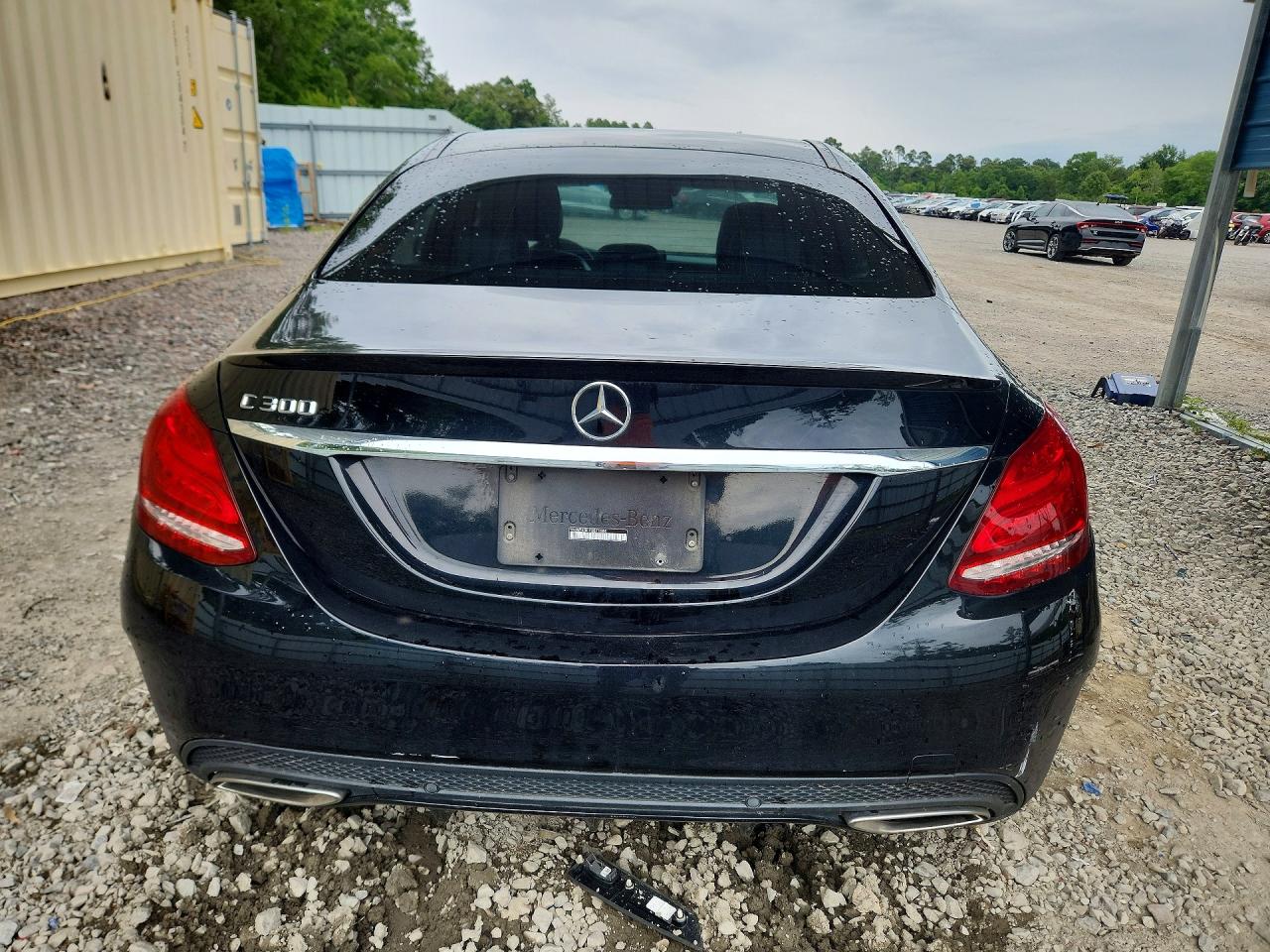 2015 Mercedes-benz C 300 Черный vin: 55SWF4JB1FU071684
