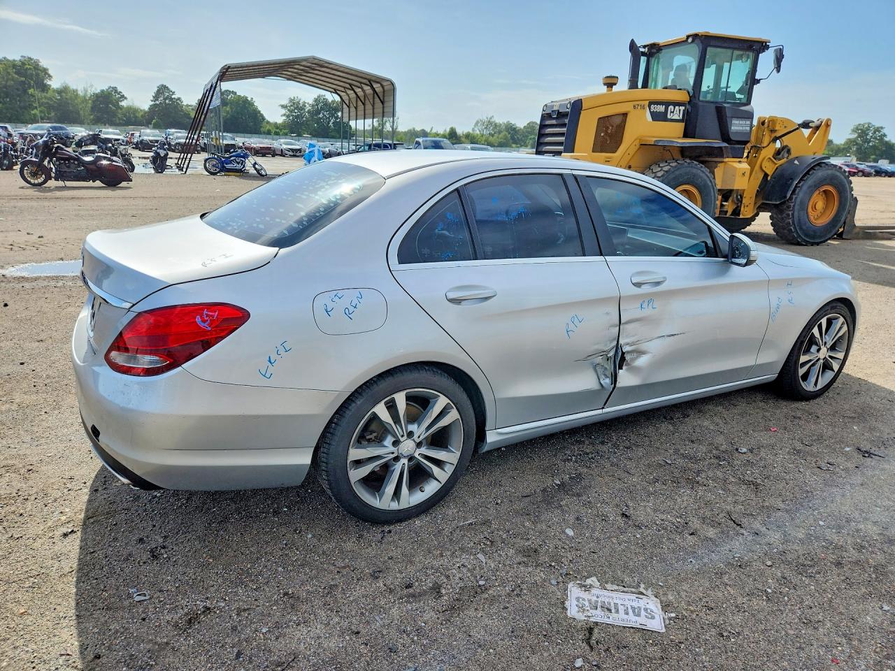 2015 Mercedes-benz C 300 Silver vin: 55SWF4JB1FU085116