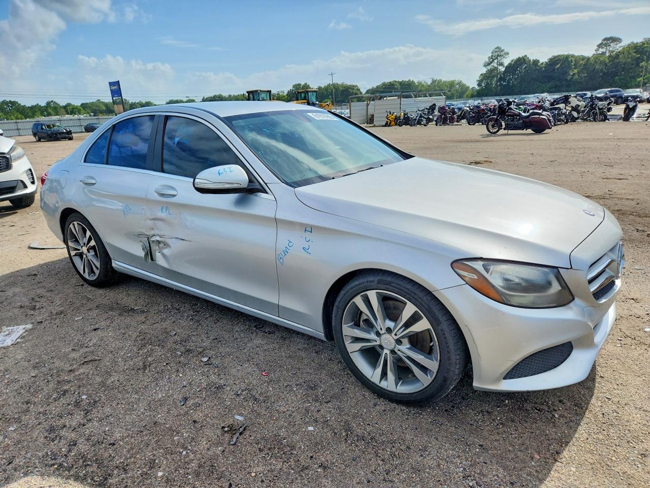 2015 Mercedes-benz C 300 Silver vin: 55SWF4JB1FU085116