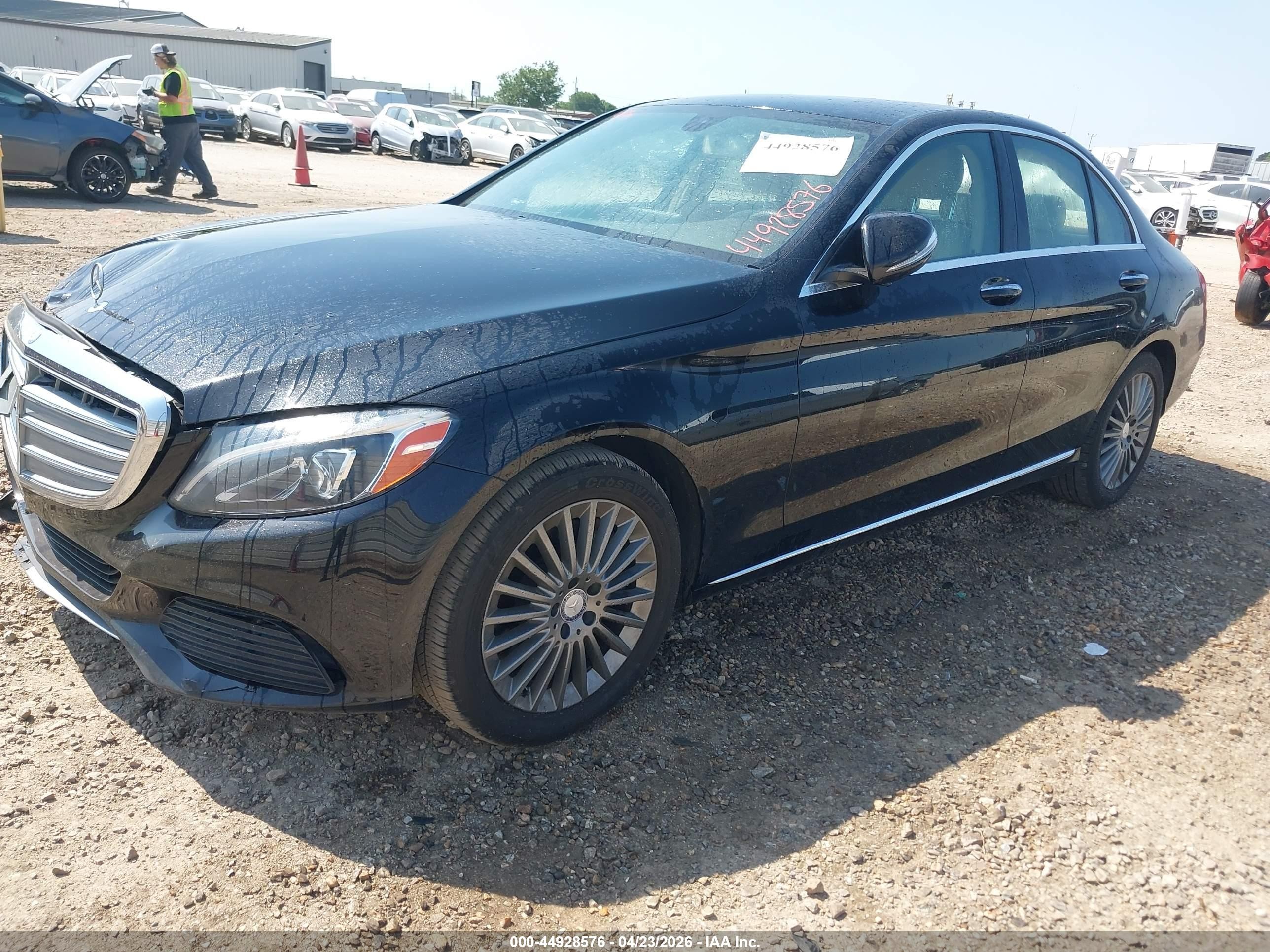 2015 Mercedes-benz C 300 Luxury Black vin: 55SWF4JB1FU087691