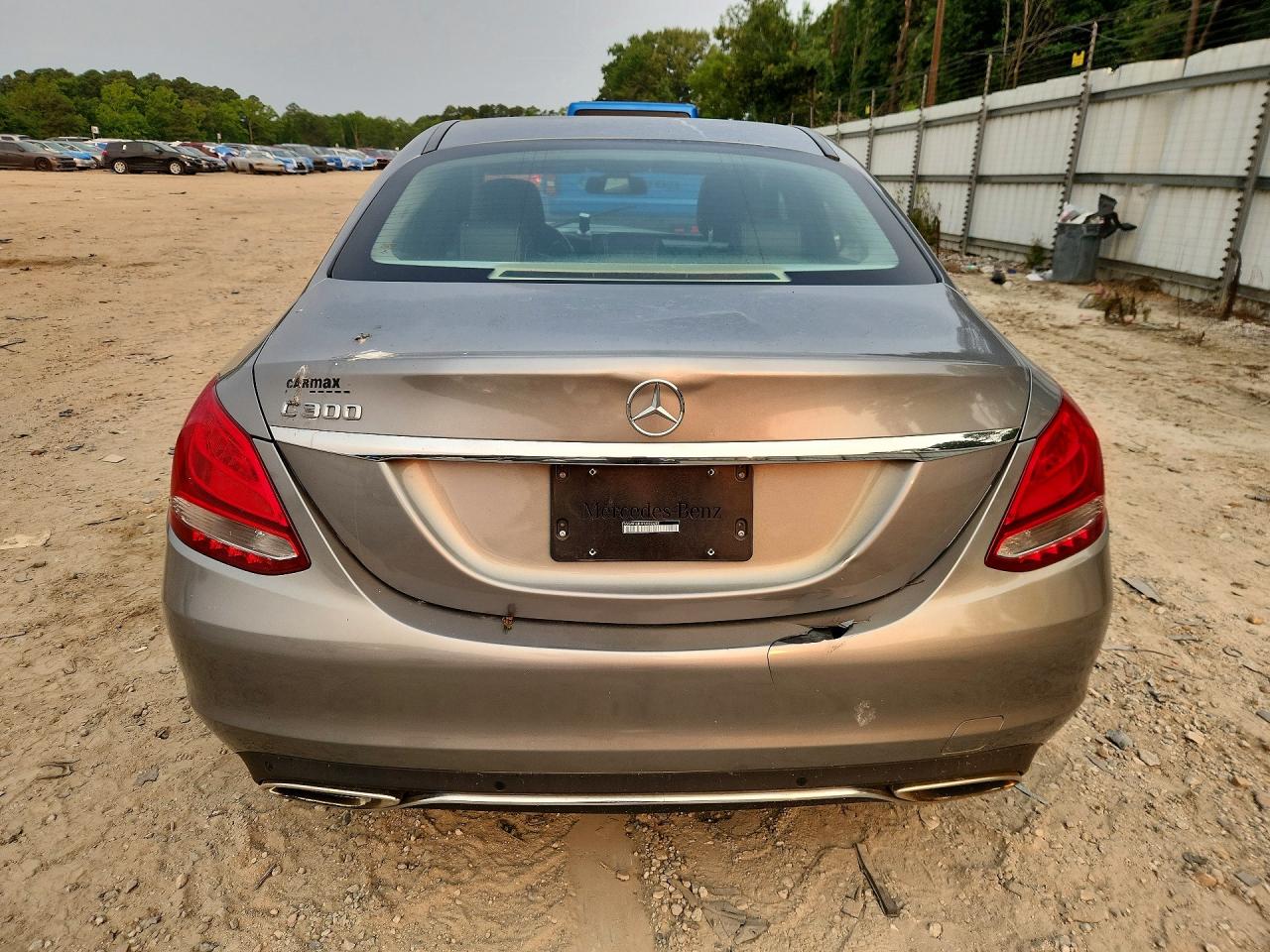 2015 Mercedes-benz C 300 Серый vin: 55SWF4JB1FU092499