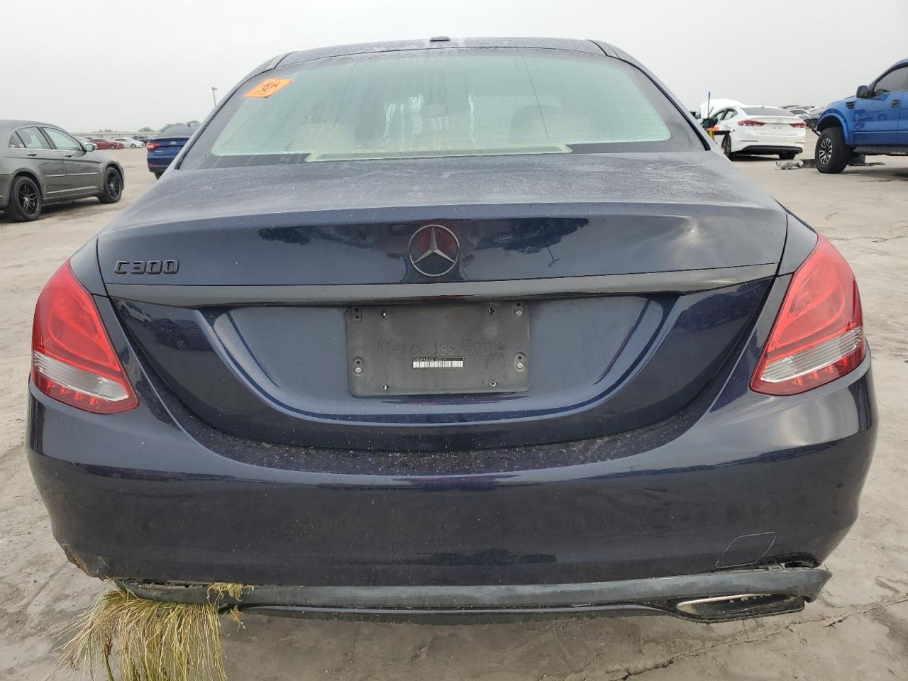 2016 Mercedes-benz C 300 Blue vin: 55SWF4JB1GU160219