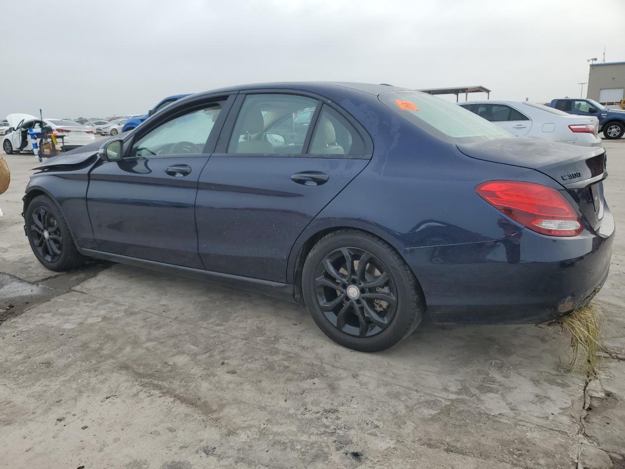 2016 Mercedes-benz C 300 Blue vin: 55SWF4JB1GU160219