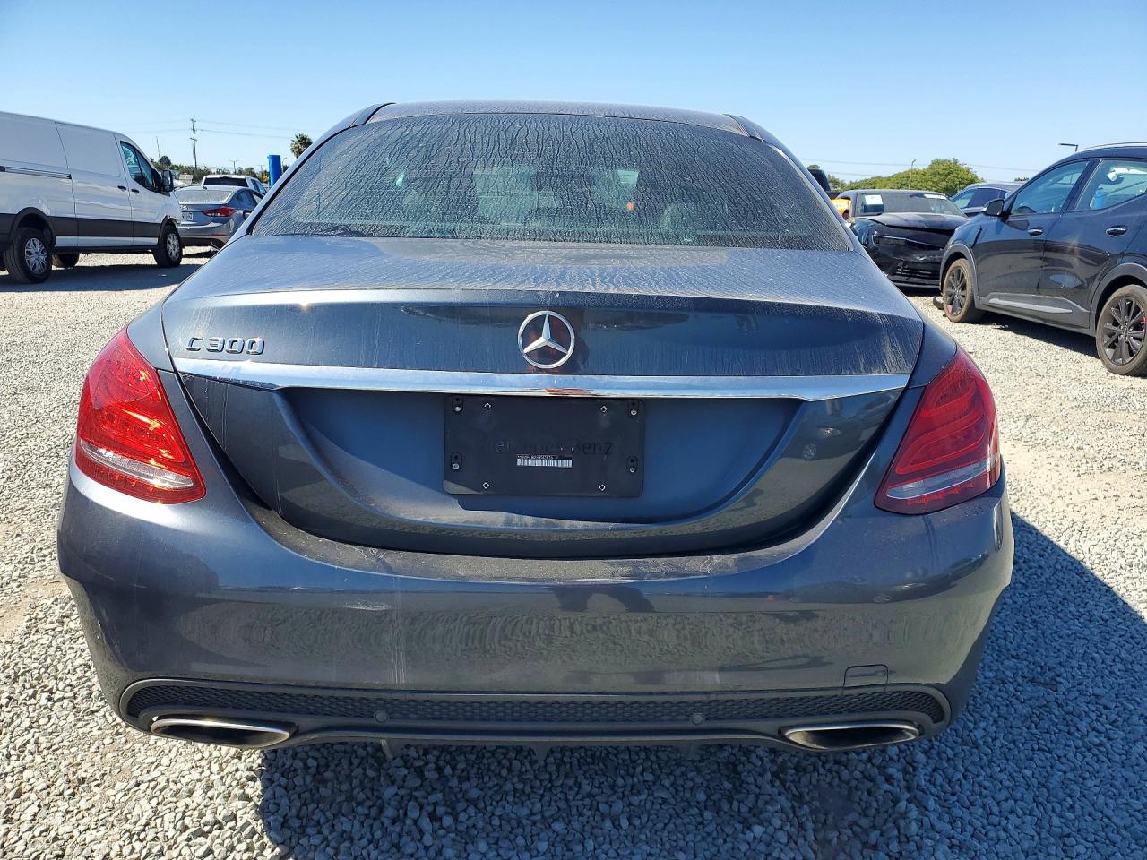 2015 Mercedes-benz C 300 Gray vin: 55SWF4JB2FU043036