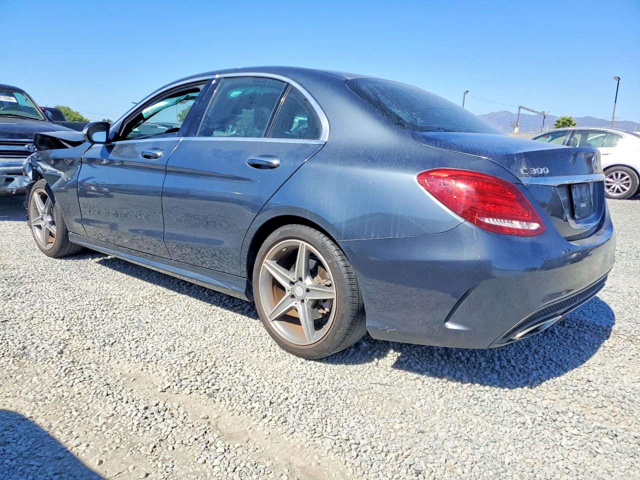 2015 Mercedes-benz C 300 Gray vin: 55SWF4JB2FU043036