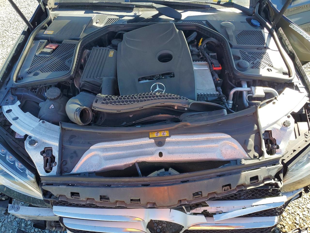 2015 Mercedes-benz C 300 Gray vin: 55SWF4JB2FU043036