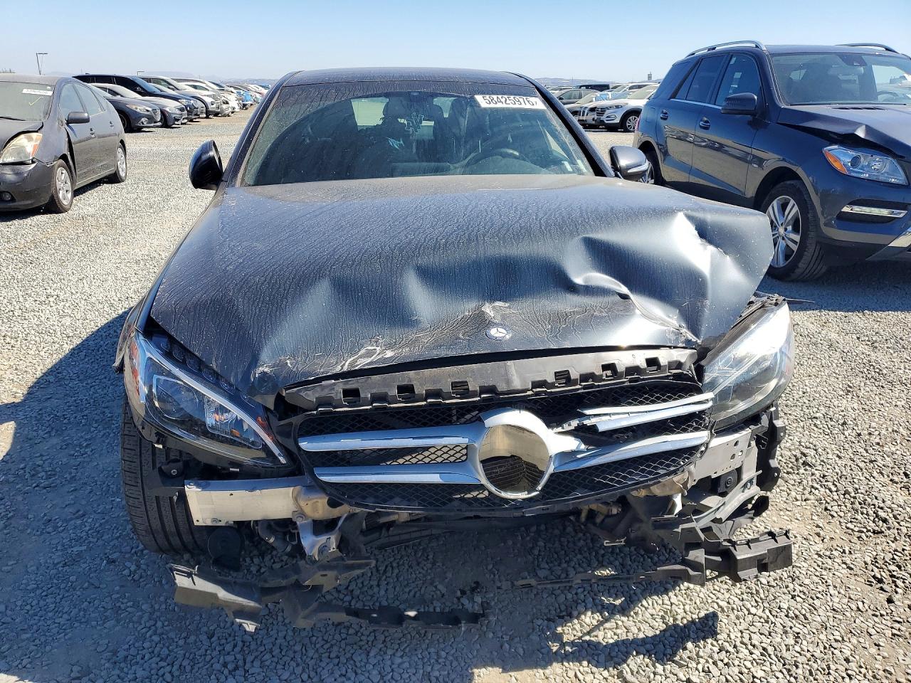 2015 Mercedes-benz C 300 Gray vin: 55SWF4JB2FU043036