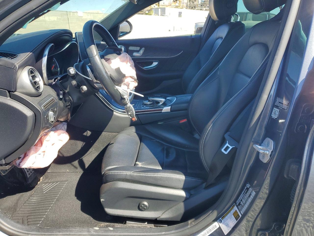 2015 Mercedes-benz C 300 Gray vin: 55SWF4JB2FU043036