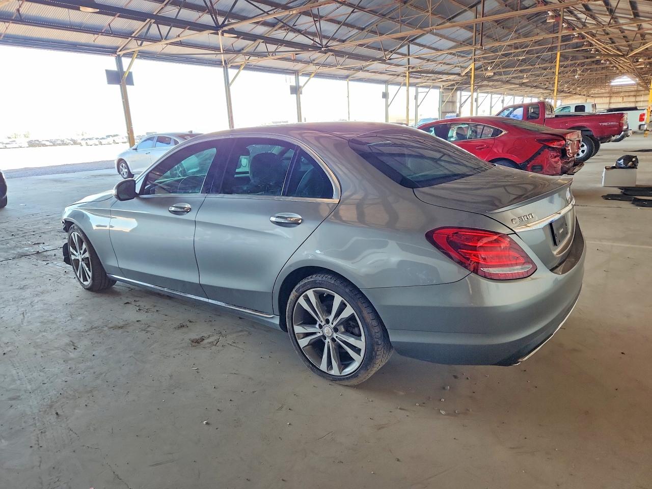 2015 Mercedes-benz C 300 Gray vin: 55SWF4JB2FU054781