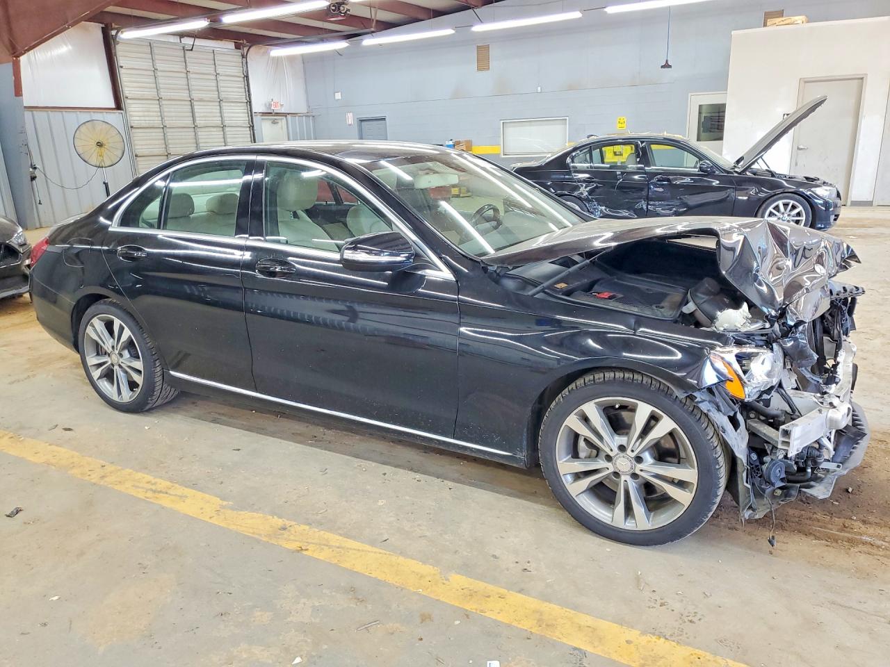 2015 Mercedes-benz C 300 Black vin: 55SWF4JB2FU055025