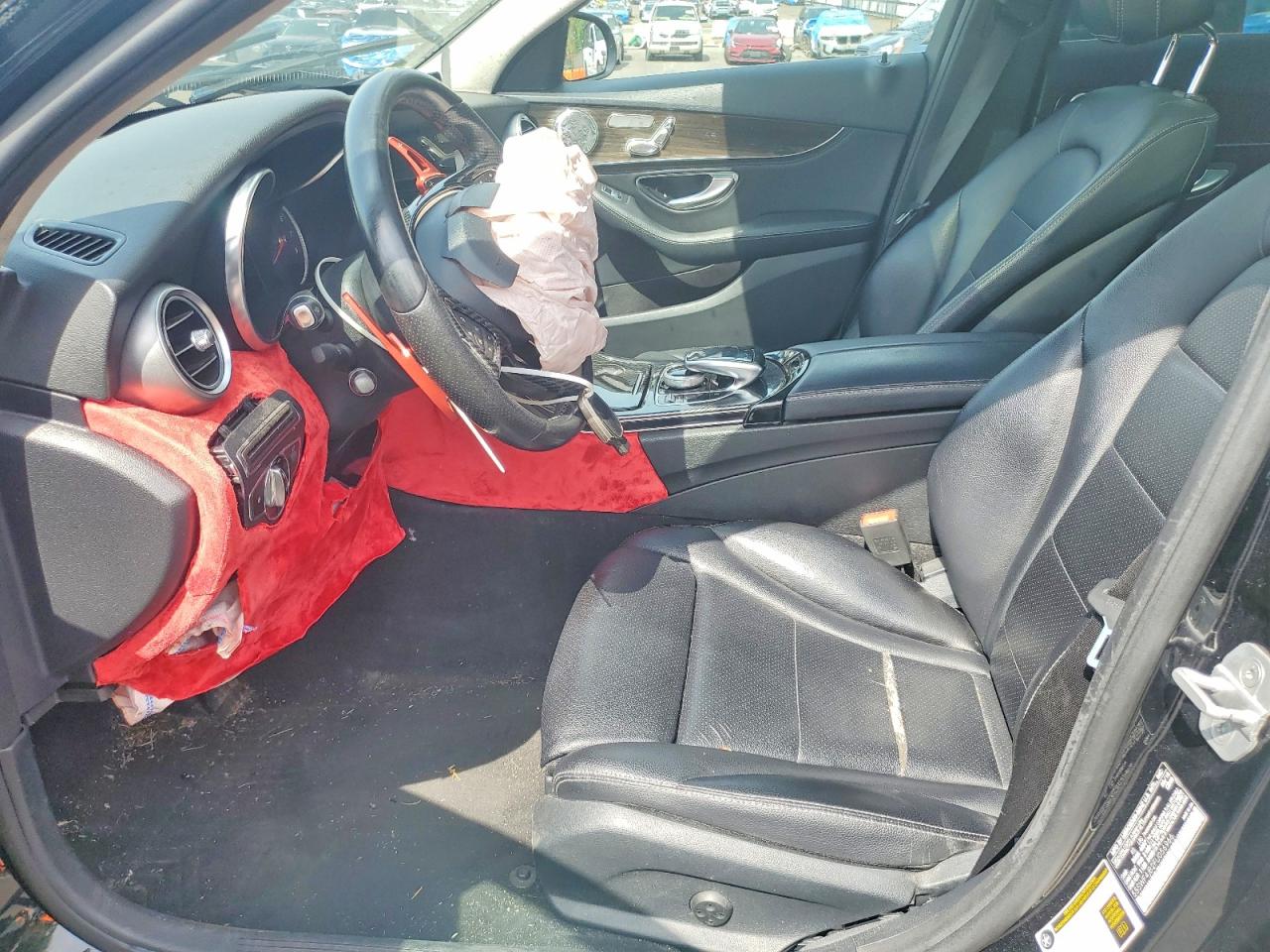 2015 Mercedes-benz C 300 Черный vin: 55SWF4JB2FU056966