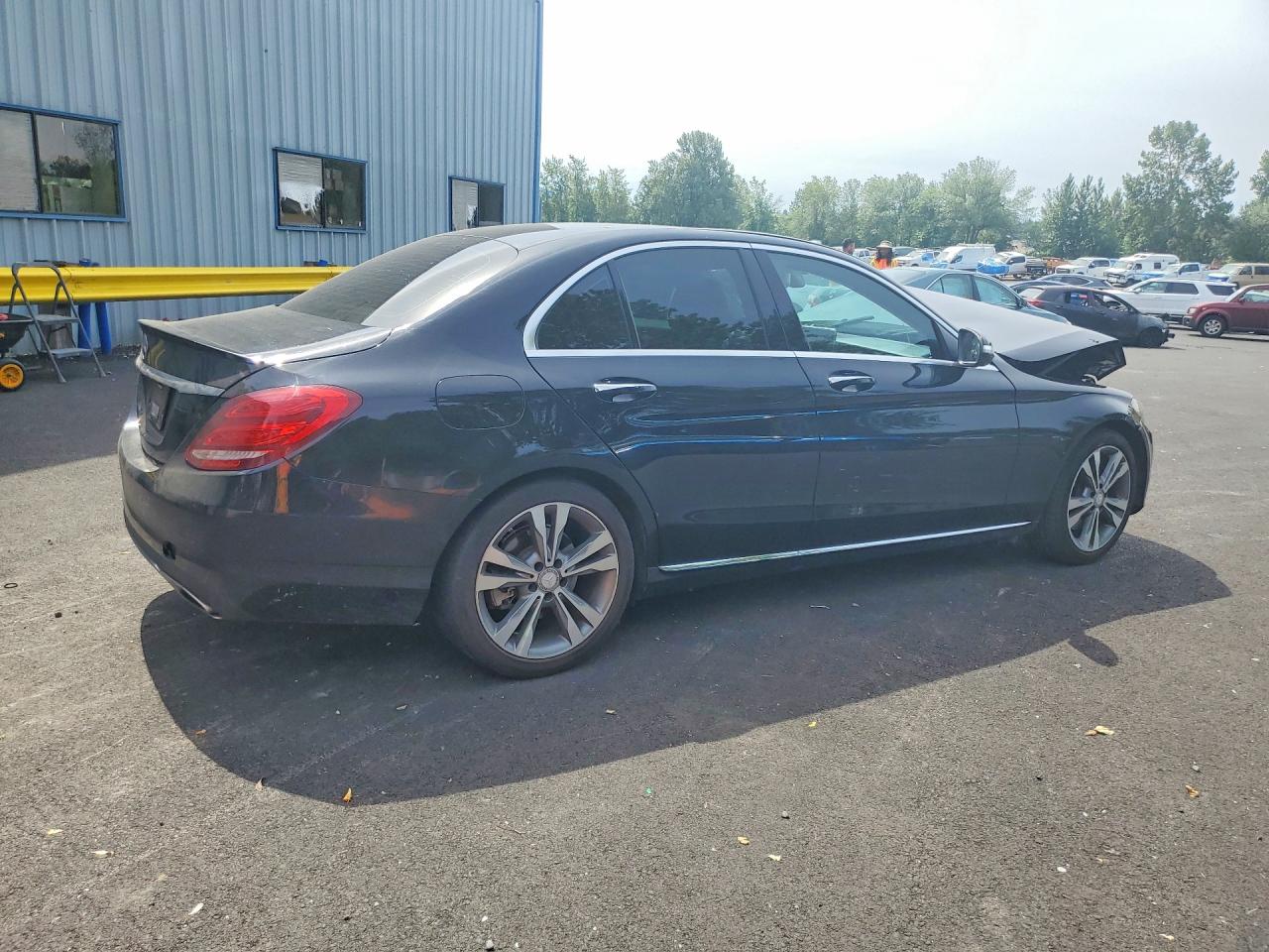 2015 Mercedes-benz C 300 Черный vin: 55SWF4JB2FU056966