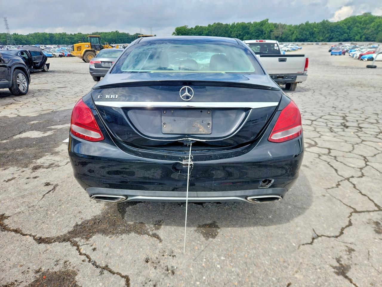 2015 Mercedes-benz C 300 Black vin: 55SWF4JB2FU057986