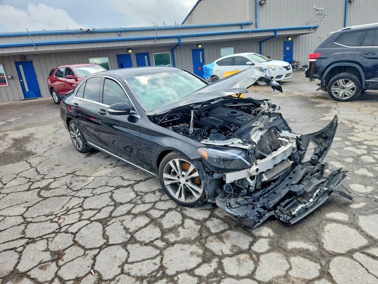 2015 Mercedes-benz C 300 Black vin: 55SWF4JB2FU057986