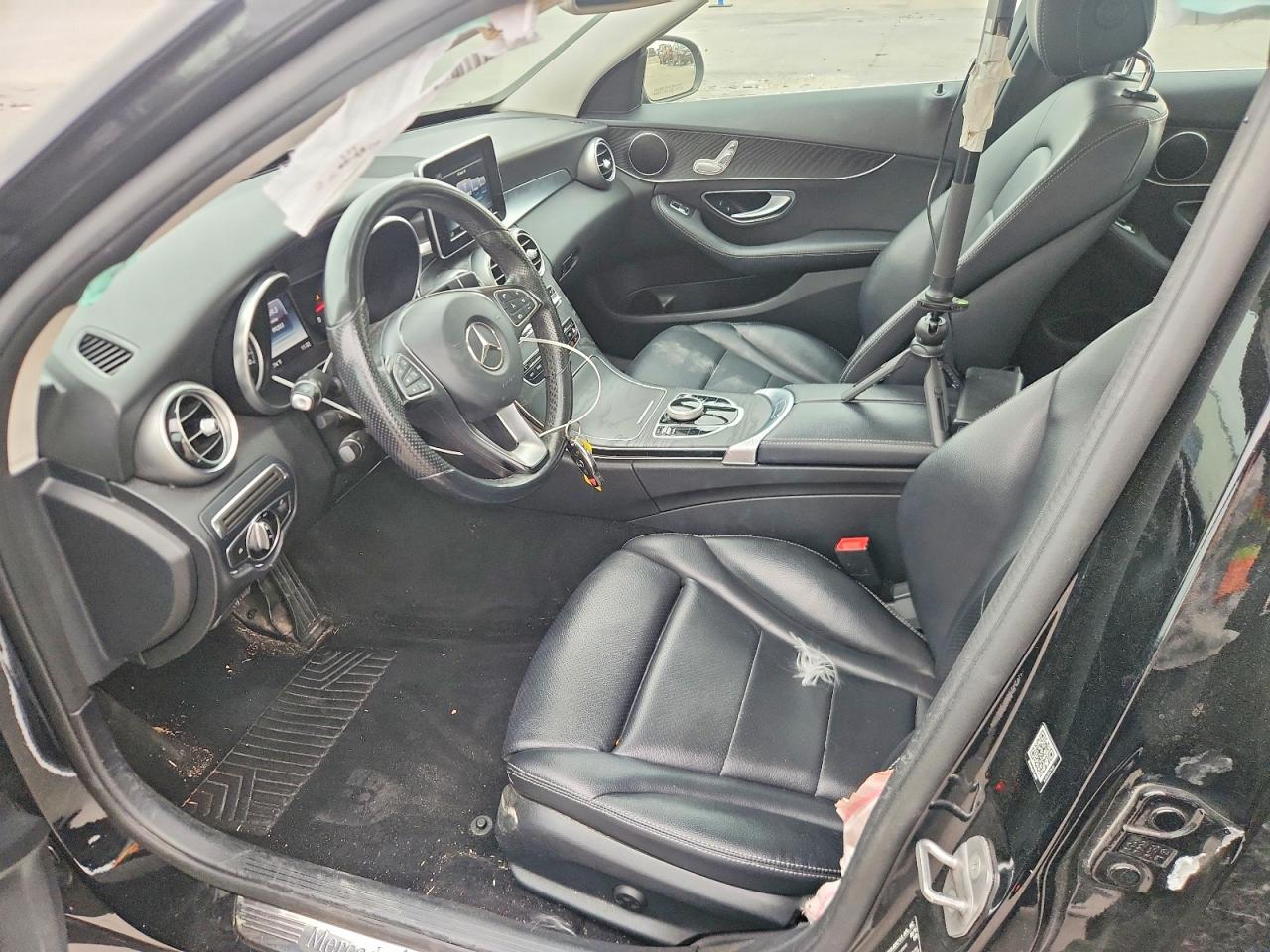 2017 Mercedes-benz C 300 Charcoal vin: 55SWF4JB2HU183851