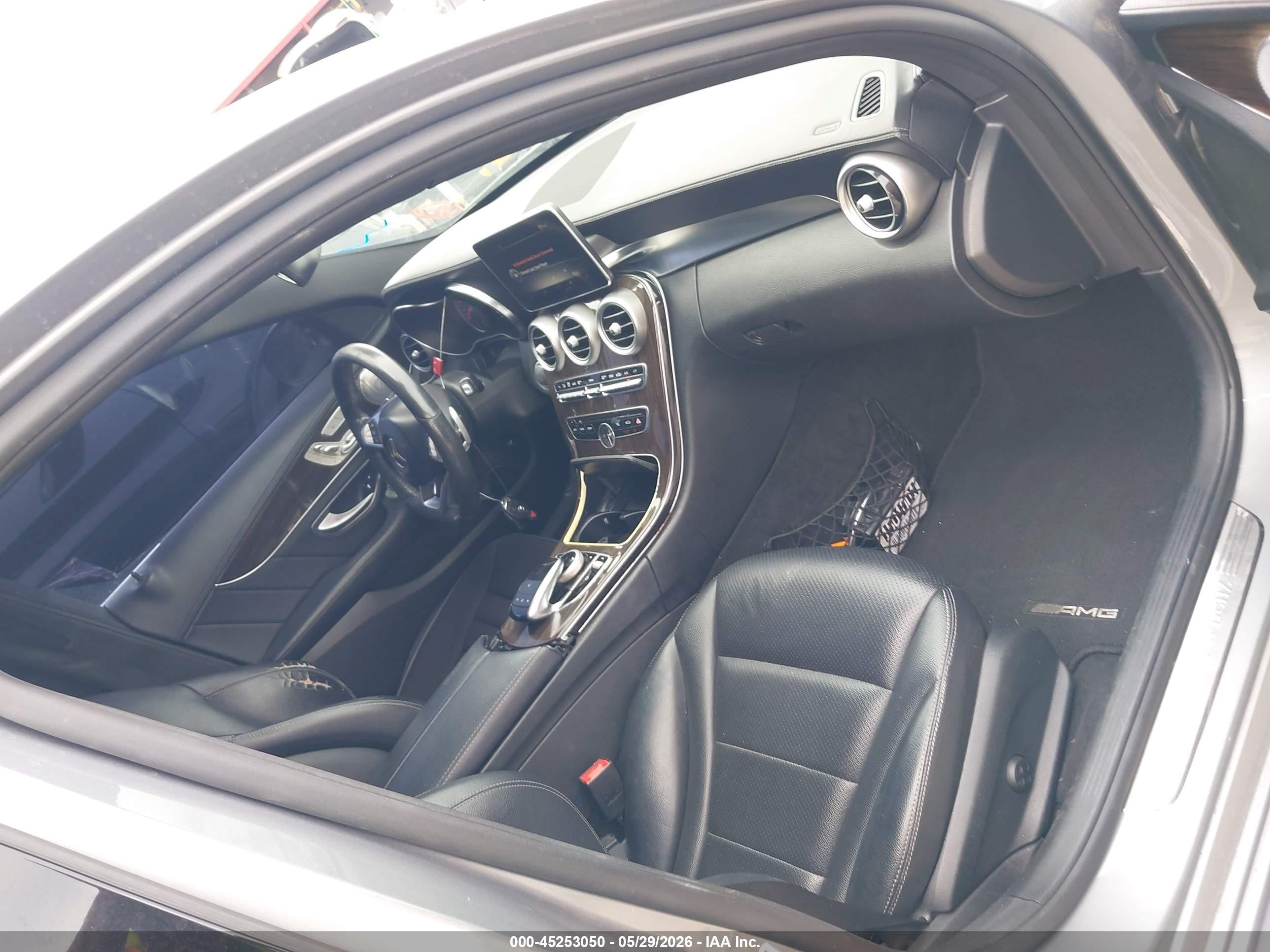 2015 Mercedes-benz C 300 Sport Silver vin: 55SWF4JB3FU054336