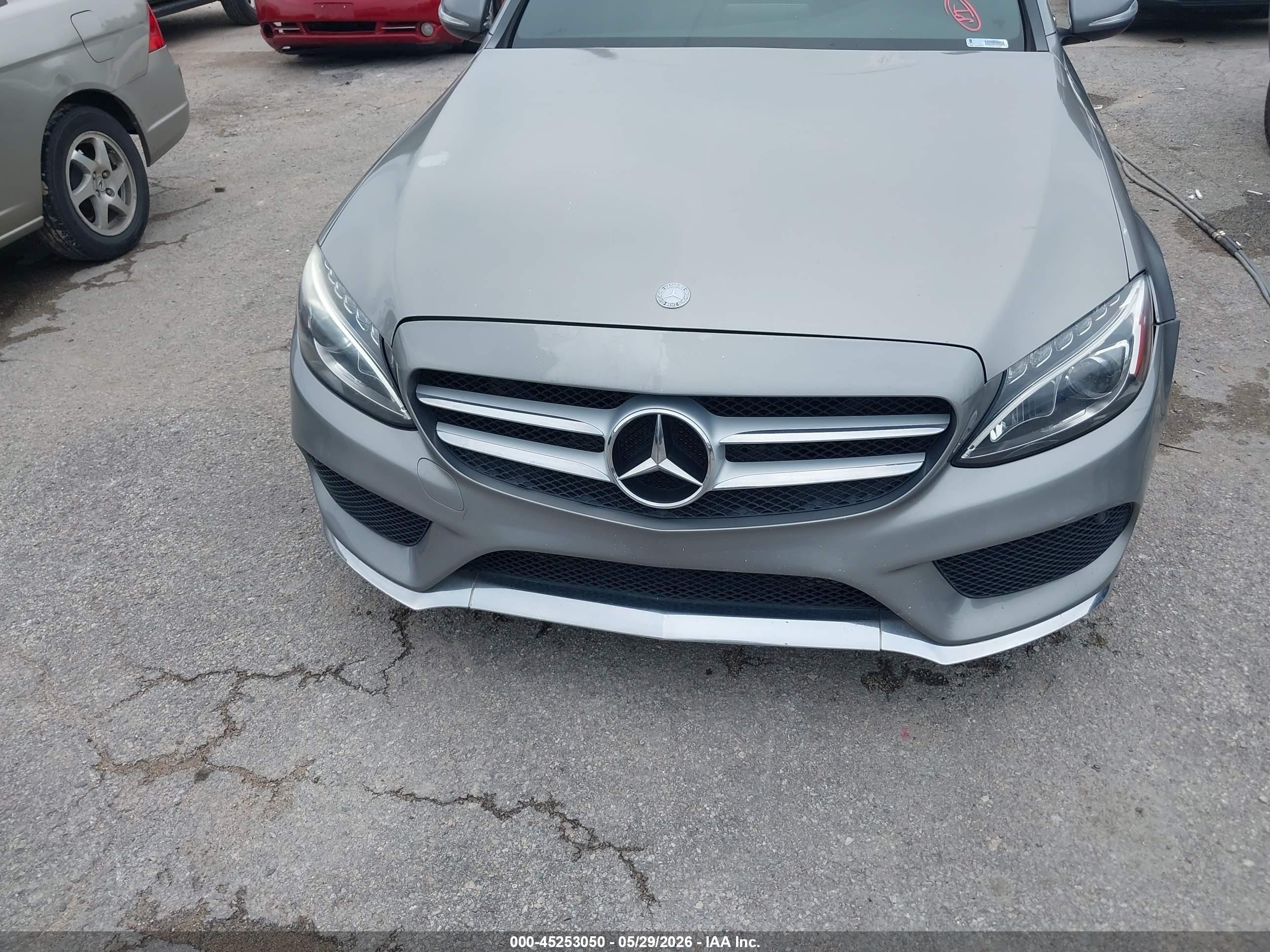 2015 Mercedes-benz C 300 Sport Silver vin: 55SWF4JB3FU054336