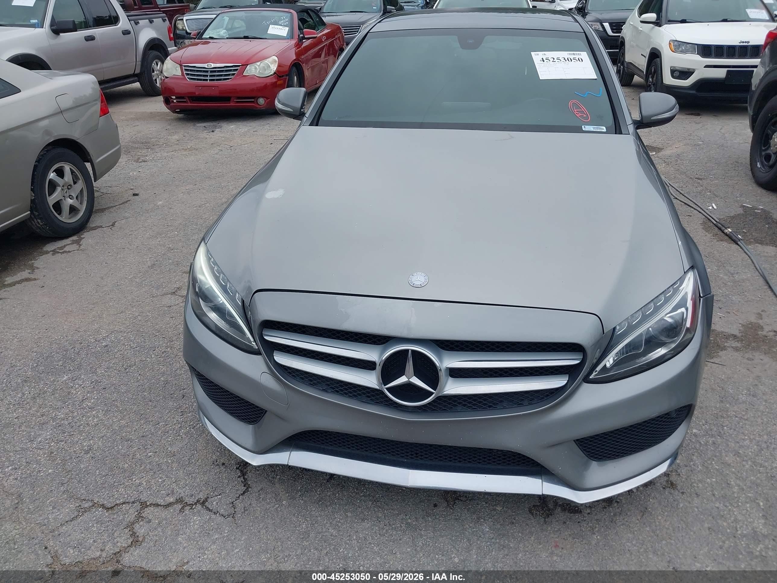 2015 Mercedes-benz C 300 Sport Silver vin: 55SWF4JB3FU054336