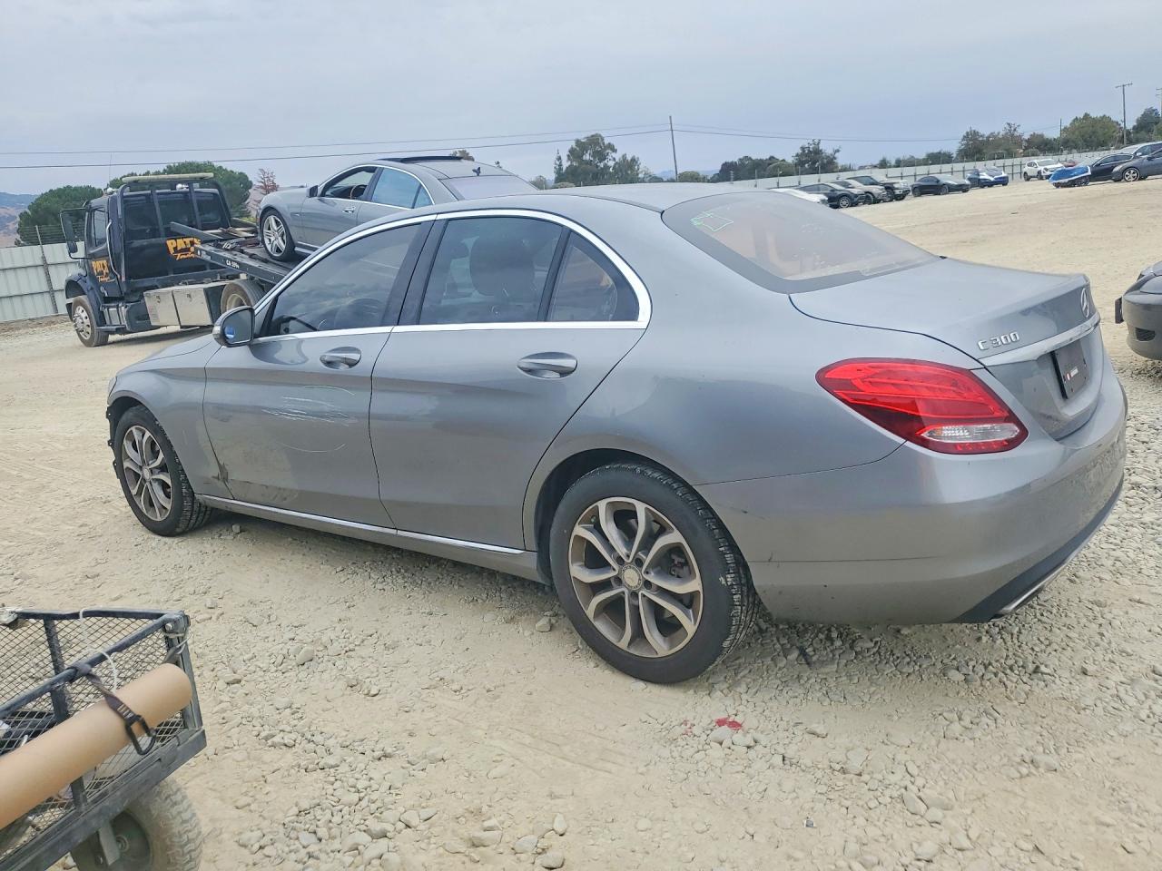 2015 Mercedes-benz C 300 Серый vin: 55SWF4JB3FU063571