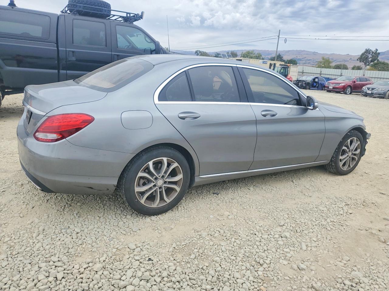 2015 Mercedes-benz C 300 Серый vin: 55SWF4JB3FU063571