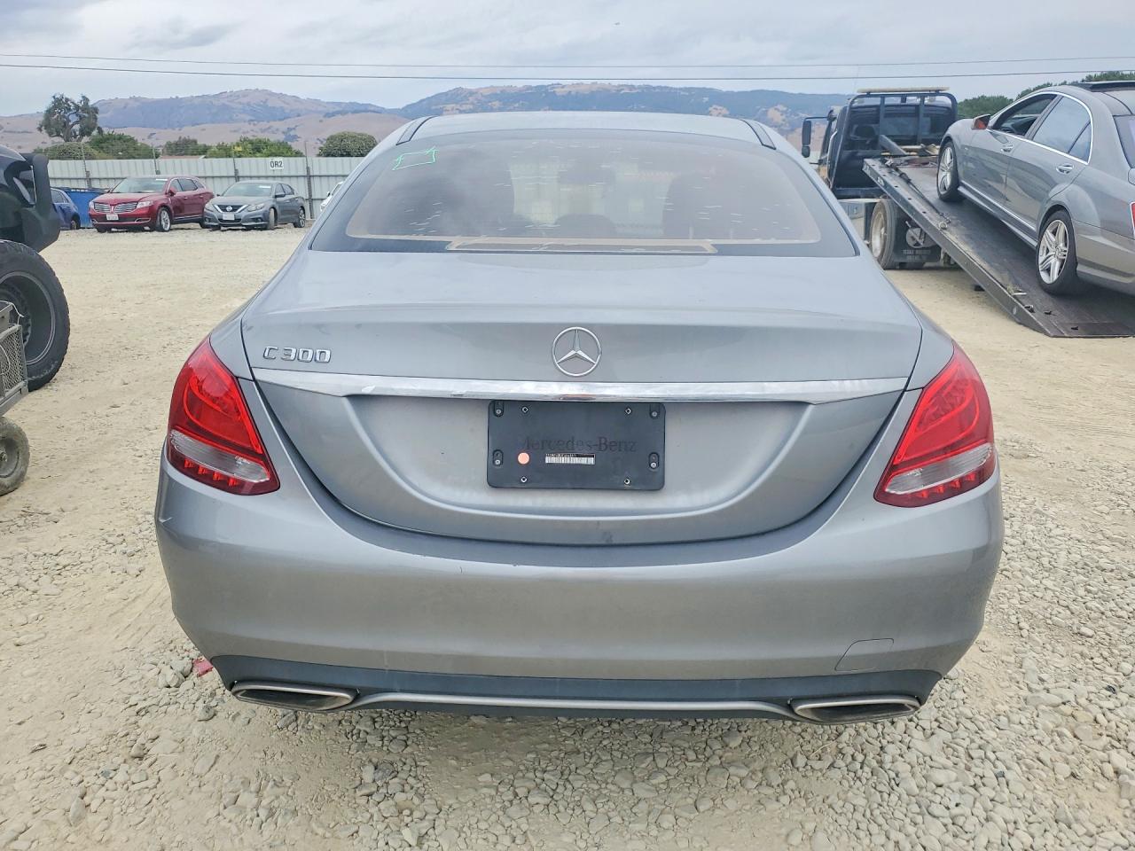 2015 Mercedes-benz C 300 Серый vin: 55SWF4JB3FU063571