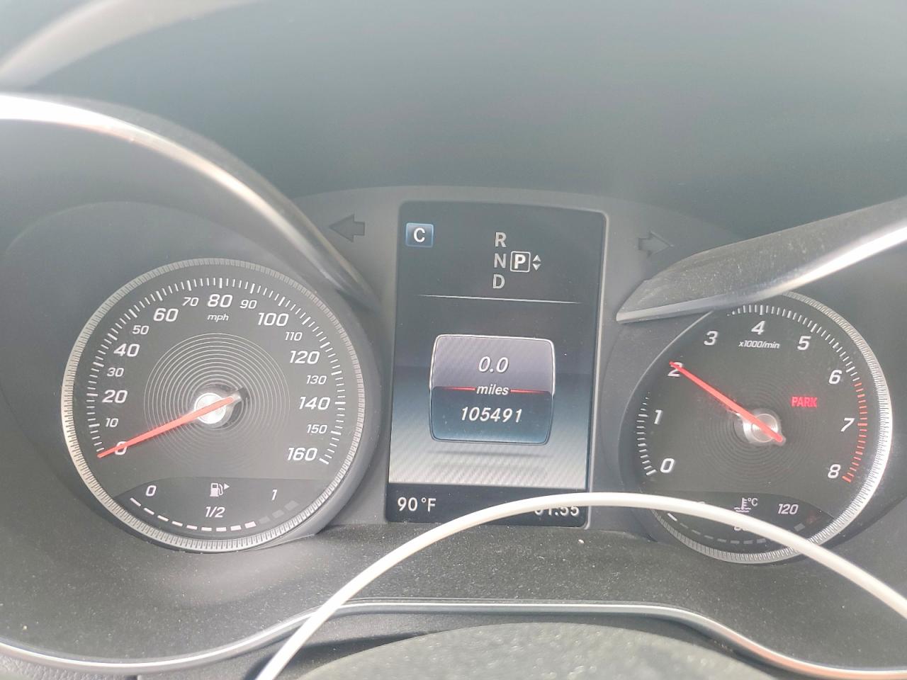 2015 Mercedes-benz C 300 Серый vin: 55SWF4JB3FU063571