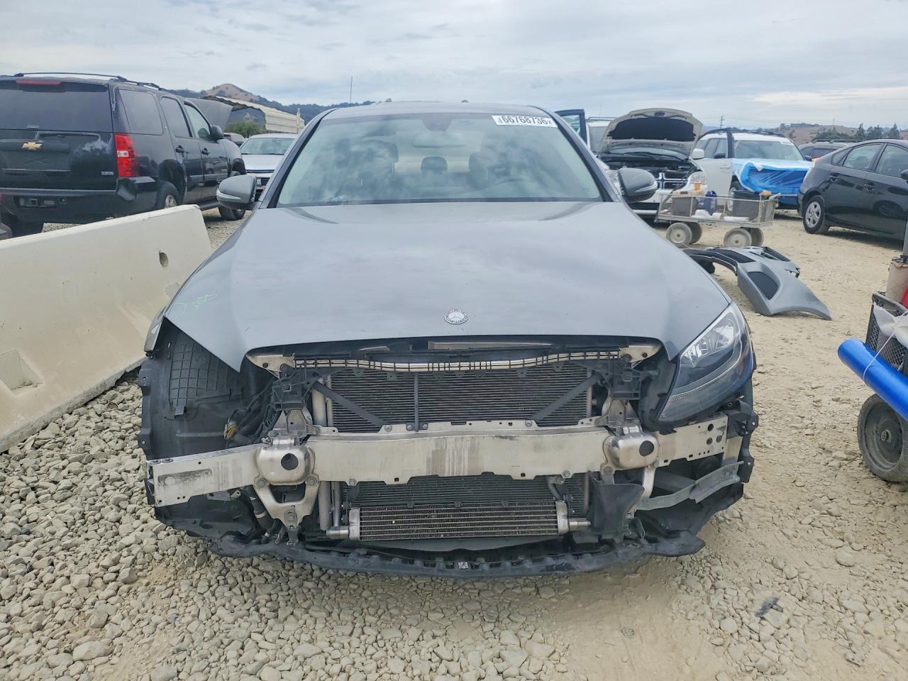 2015 Mercedes-benz C 300 Серый vin: 55SWF4JB3FU063571
